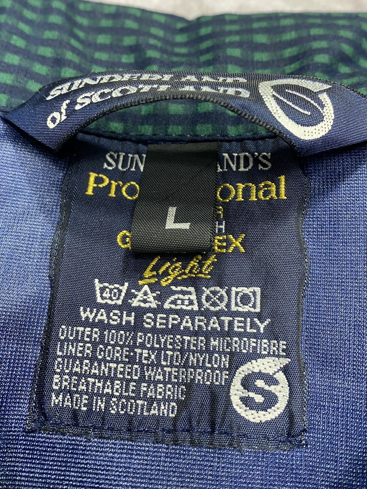 Vintage 90’s Vintage Gortex Sunderland of Scotland Golf Rain Jacket Size US L / EU 52-54 / 3 - 4 Thumbnail
