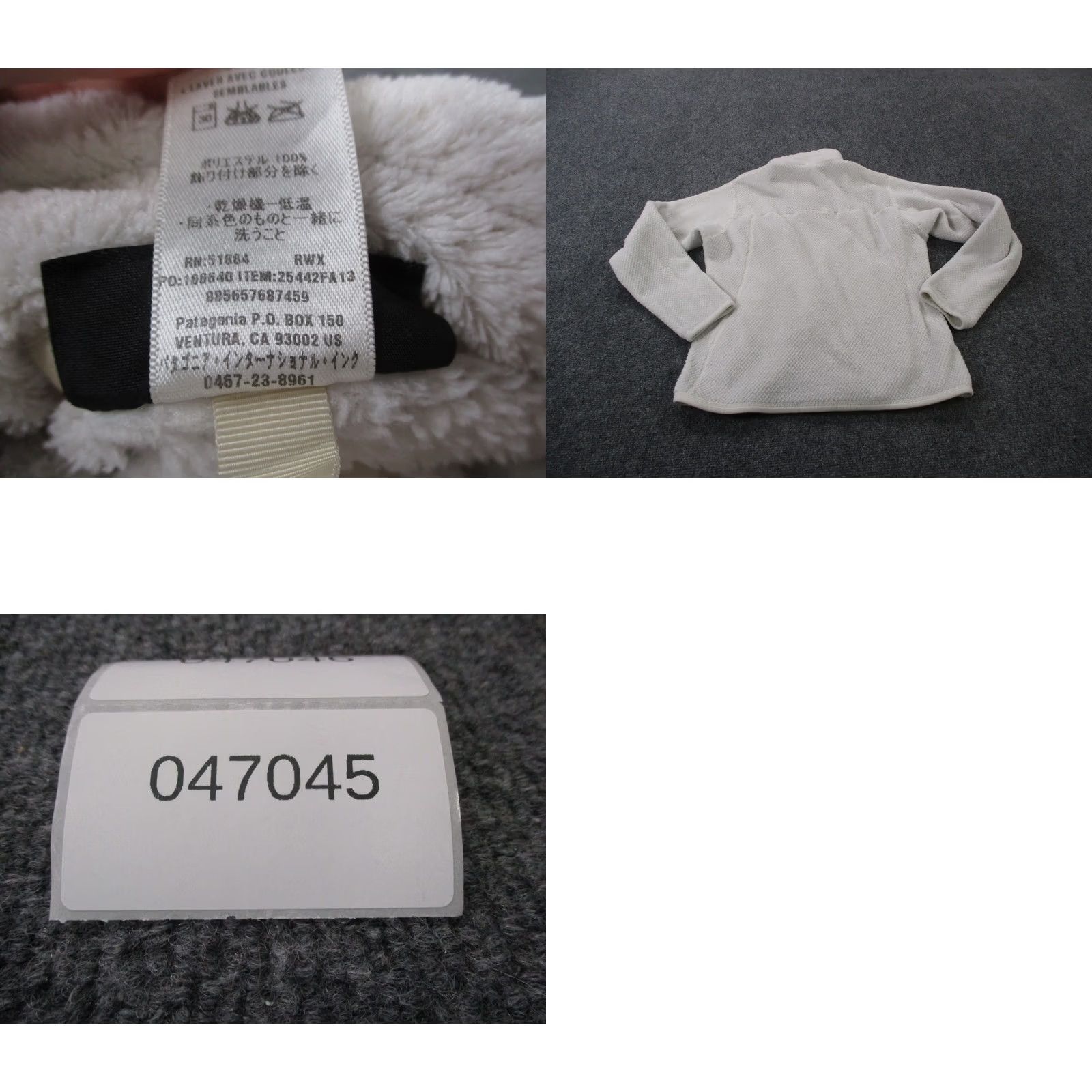 Patagonia Patagonia Jacket Women S Snap Fleece White Outdoor Casual 25442 Size S / US 4 / IT 40 - 8 Thumbnail