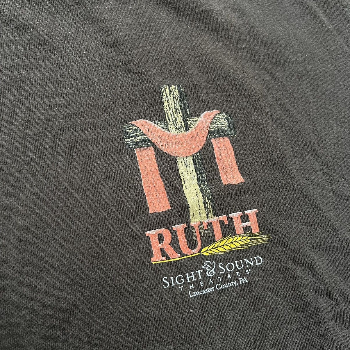 Gildan Vintage BIBLE RUTH CROSS Gildan Shirt Size US L / EU 52-54 / 3 - 3 Thumbnail