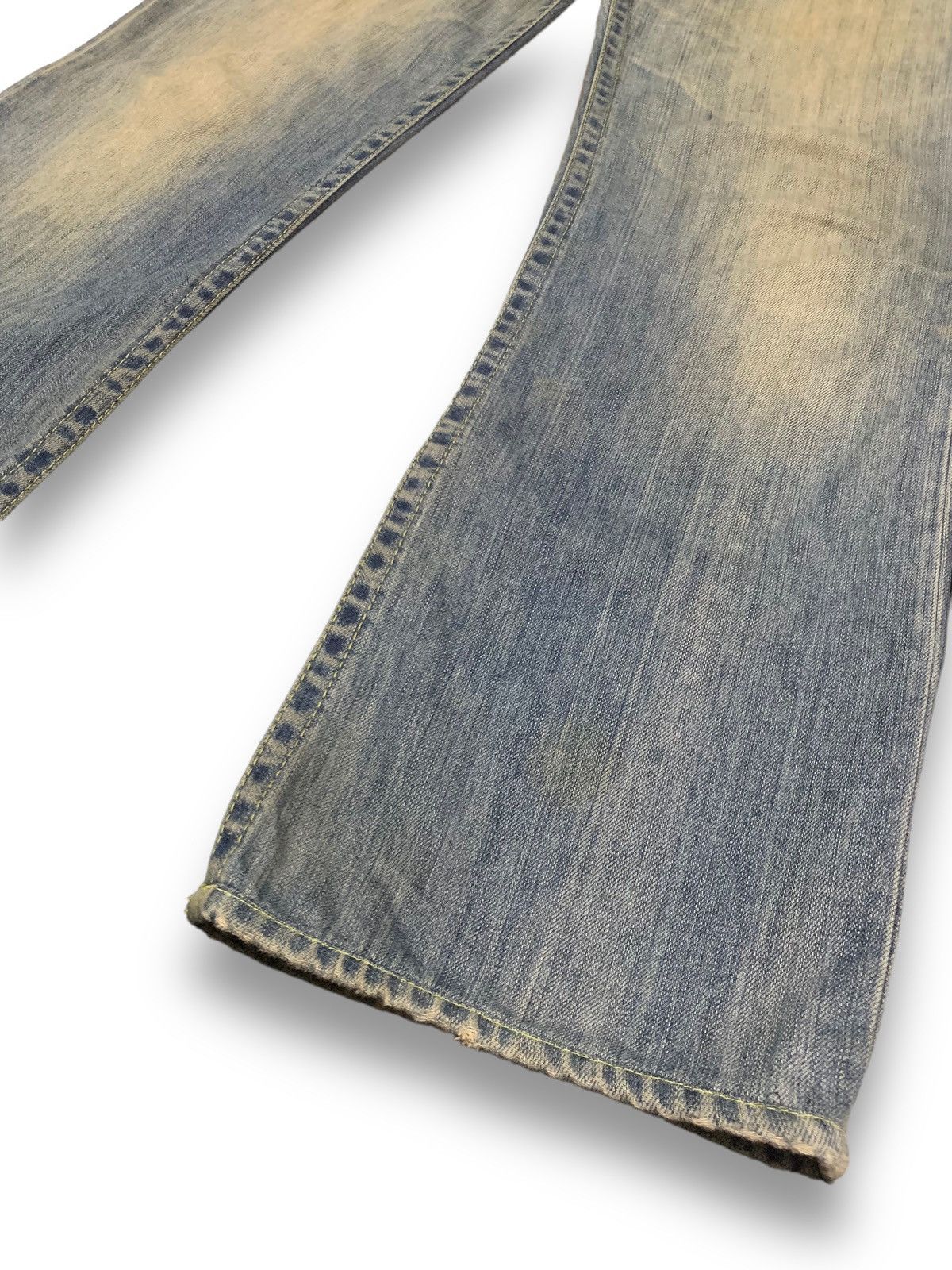 Giorgio Armani Vintage Giorgio Armani J09 Mud Washed Baggy Jeans Size US 33 - 10 Thumbnail