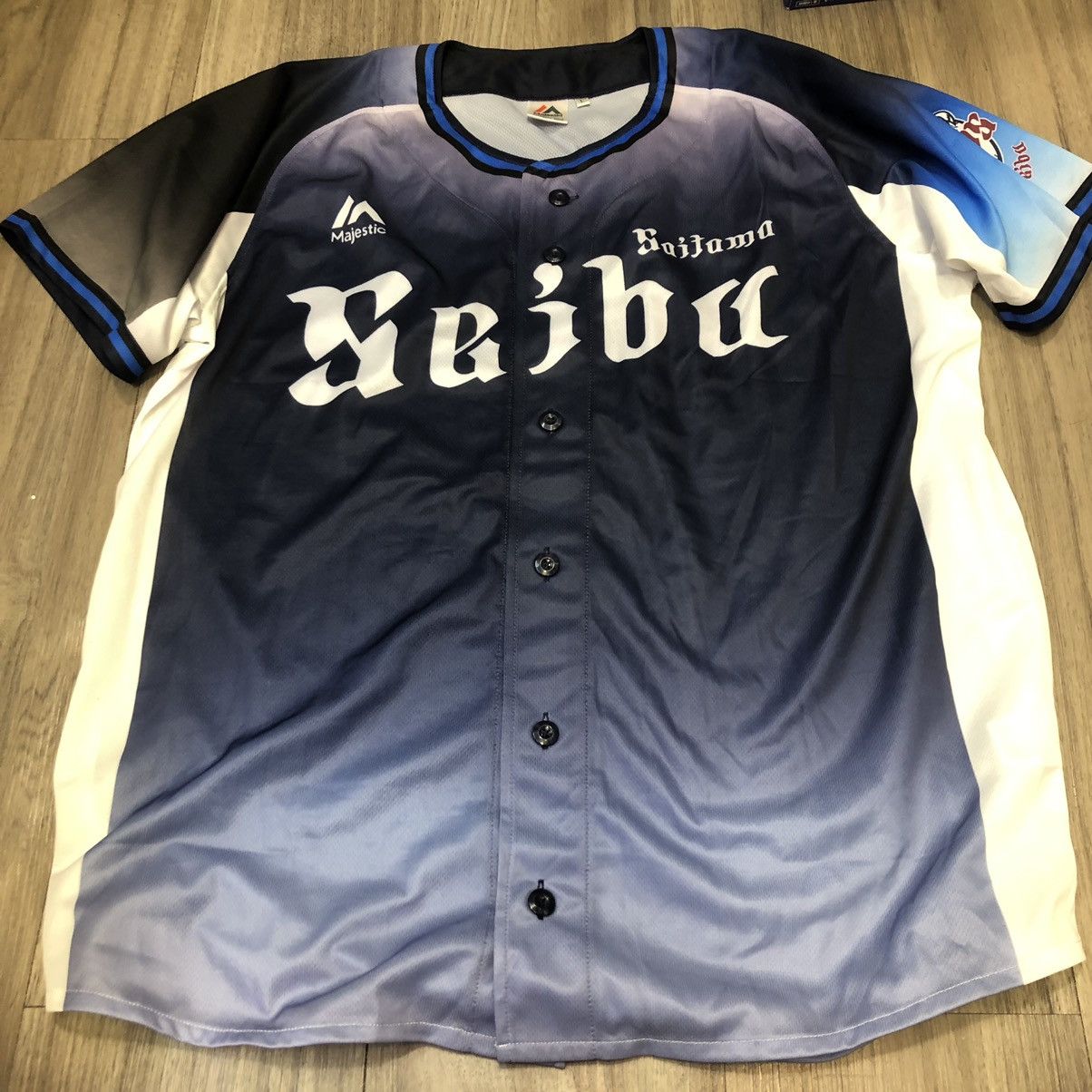 Japanese Brand Seibu lions japan Baseball jersey Size US XL / EU 56 / 4 - 1 Thumbnail
