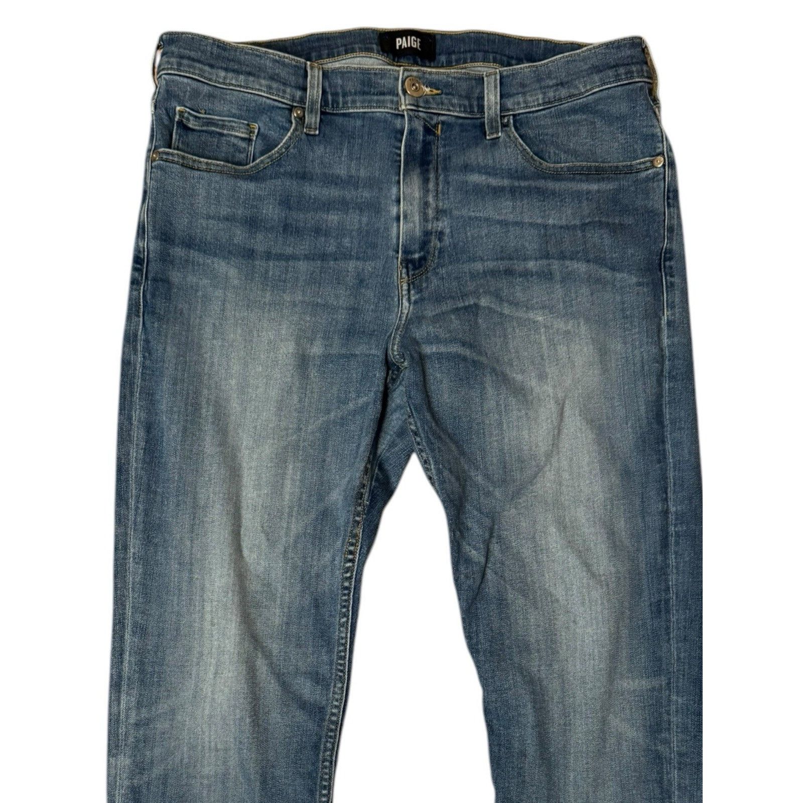 Paige Paige Federal Cartwright Medium Wash Jeans 36 X 30 Size US 36 / EU 52 - 2 Thumbnail