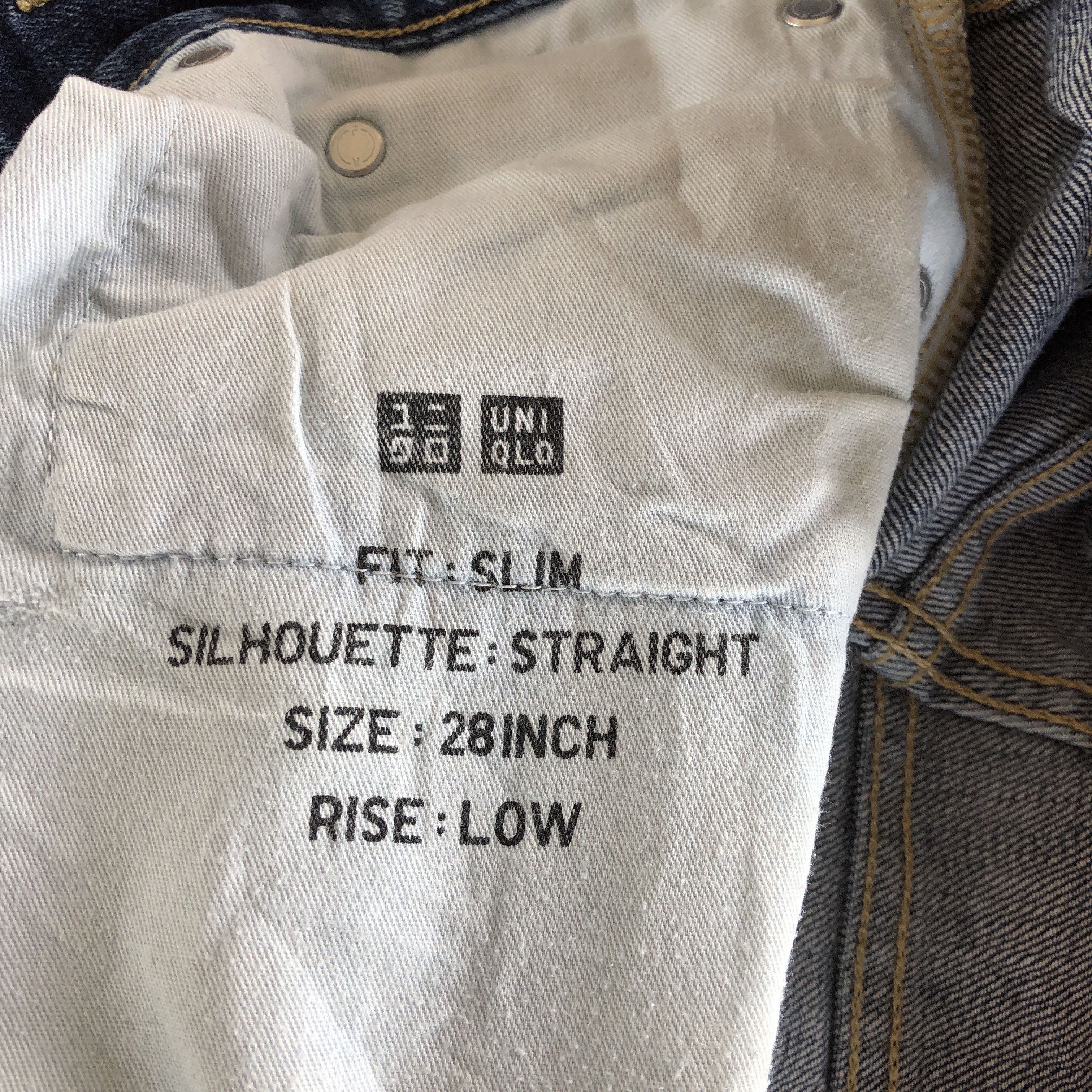 Japanese Brand Vintage Selvedge Uniqlo Jeans Redline Japanese Denim Pants Size 28" / US 6 / IT 42 - 7 Thumbnail