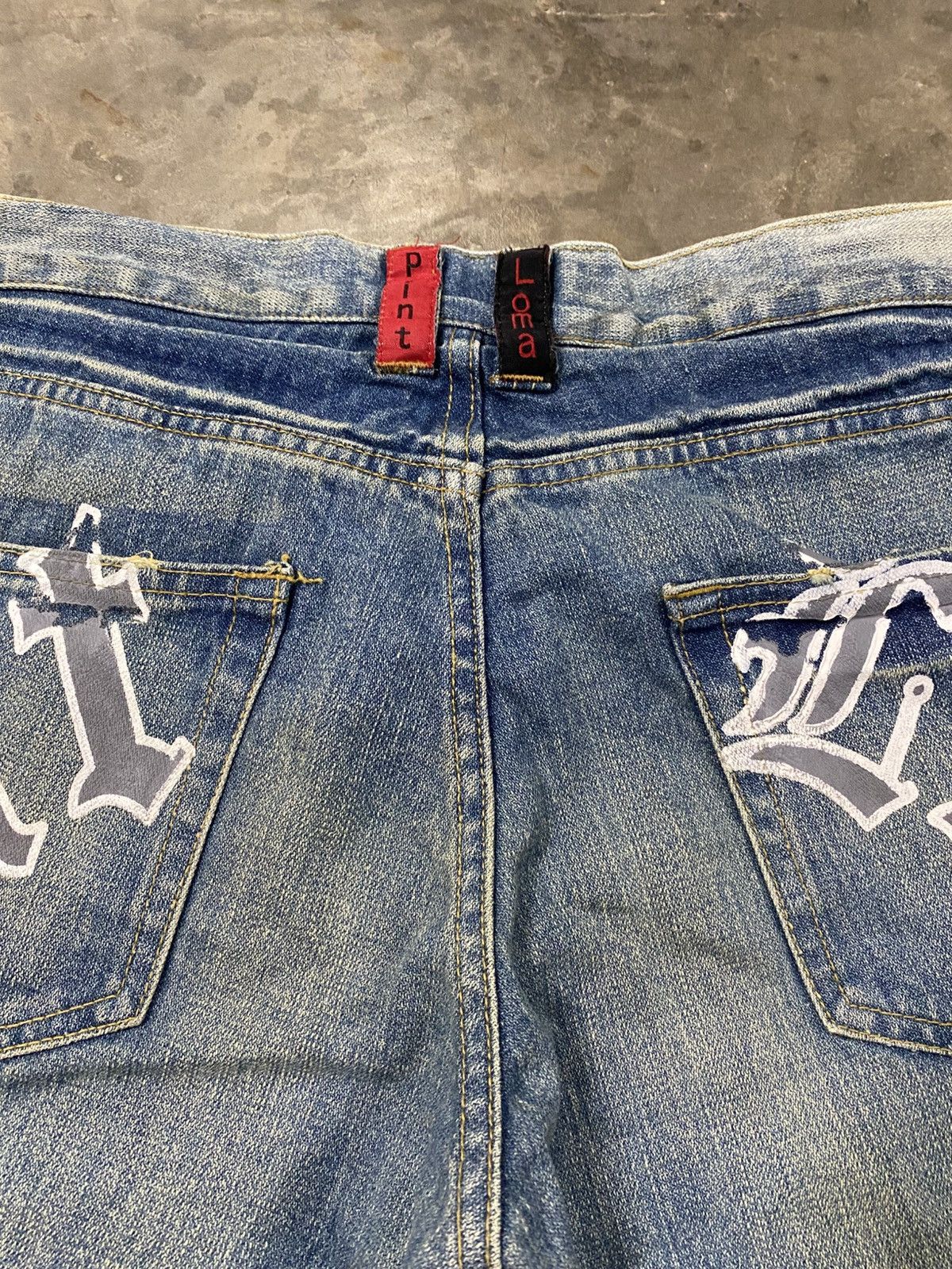 Hysteric Glamour × If Six Was Nine × Japanese Brand Flare Jeans Japan Limited Distressed Vintage act190 Size US 32 / EU 48 - 8 Thumbnail