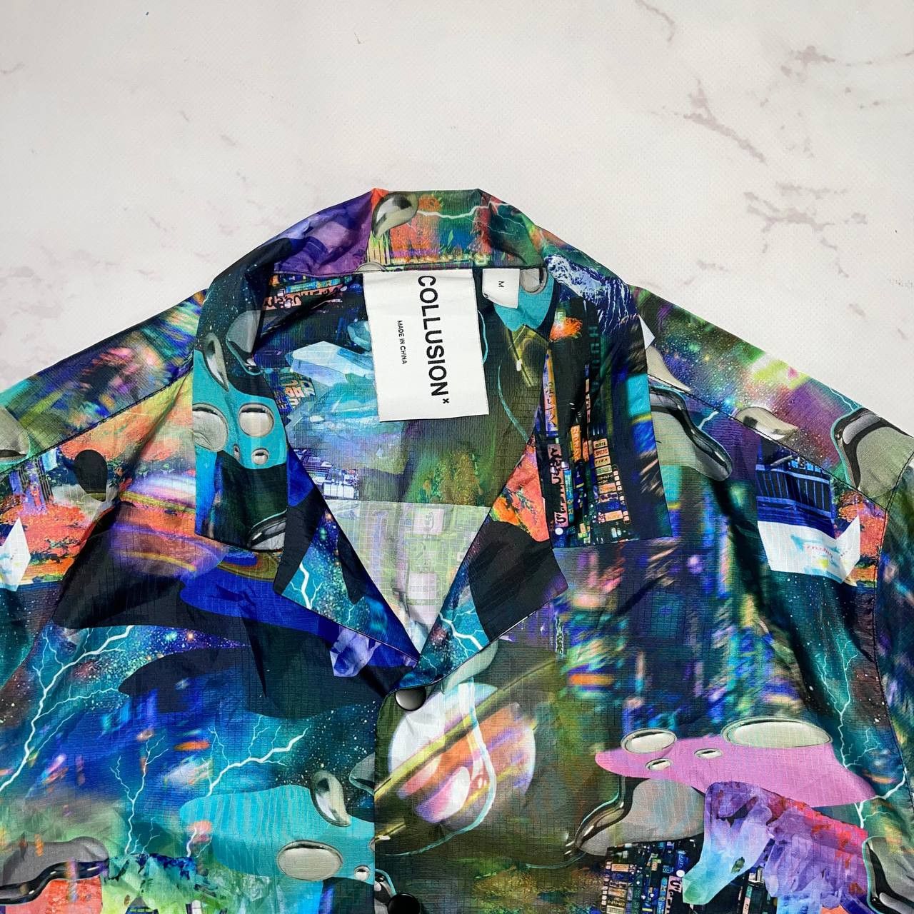 Vintage Avant-Garde x streatwear cropped shirt size m cosmos Size US M / EU 48-50 / 2 - 5 Thumbnail