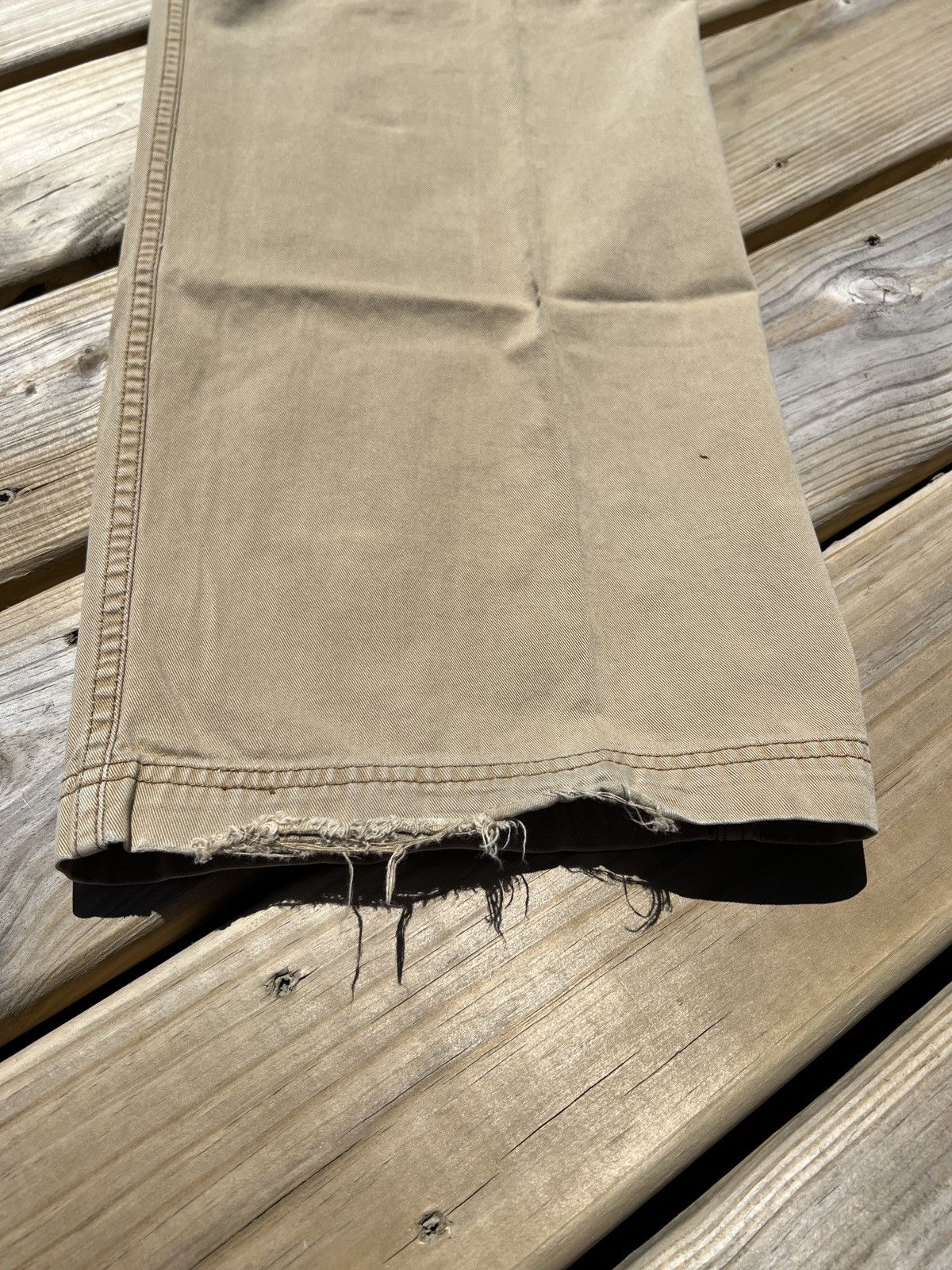 Levi's × Vintage Vintage Y2K Levi’s Baggy Cargo Khaki Pants Size US 38 / EU 54 - 9 Thumbnail