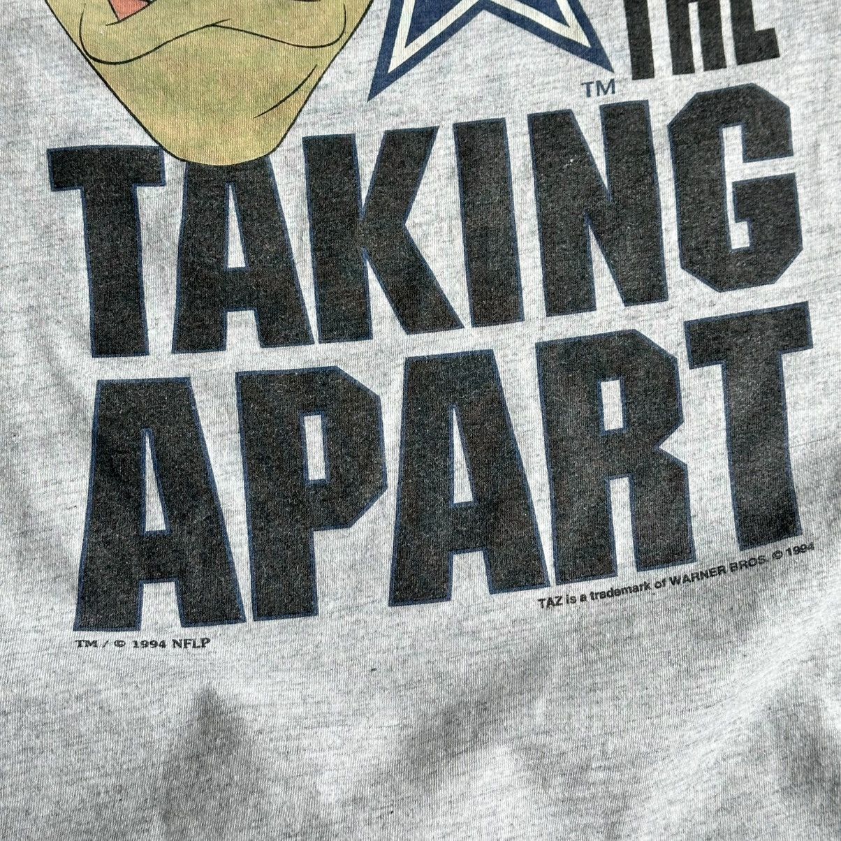 NFL Vintage 1994 TAZ Dallas Cowboys NFL Warner Bros Tee Size US XL / EU 56 / 4 - 4 Thumbnail