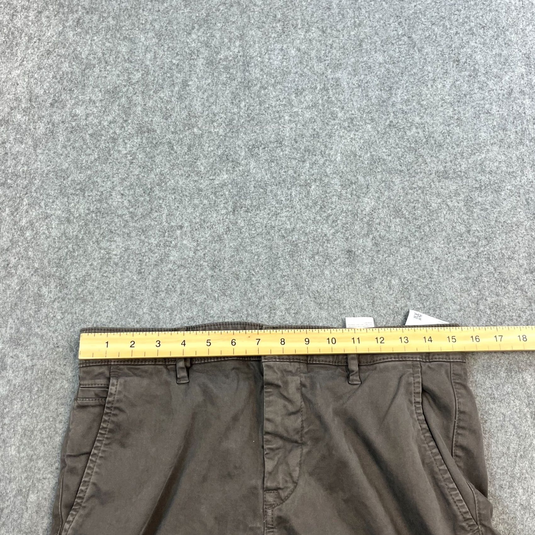 Vintage Hugo Boss Mens Chino Trousers Pants Slim Tapered Fit 32 Grey Stretch Preppy Size US 32 / EU 48 - 6 Thumbnail