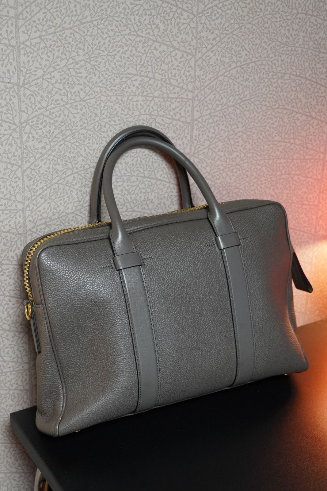 Tom Ford TOM FORD / BUCKLEY BRIEFCASE / Taupe / Grey Taupe Size ONE SIZE - 3 Thumbnail