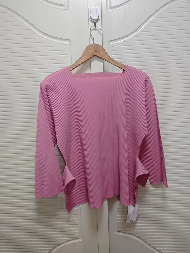 Other Issey Miyake/三宅一生 Pink square-neck top Size M / US 6-8 / IT 42-44 - 1 Thumbnail