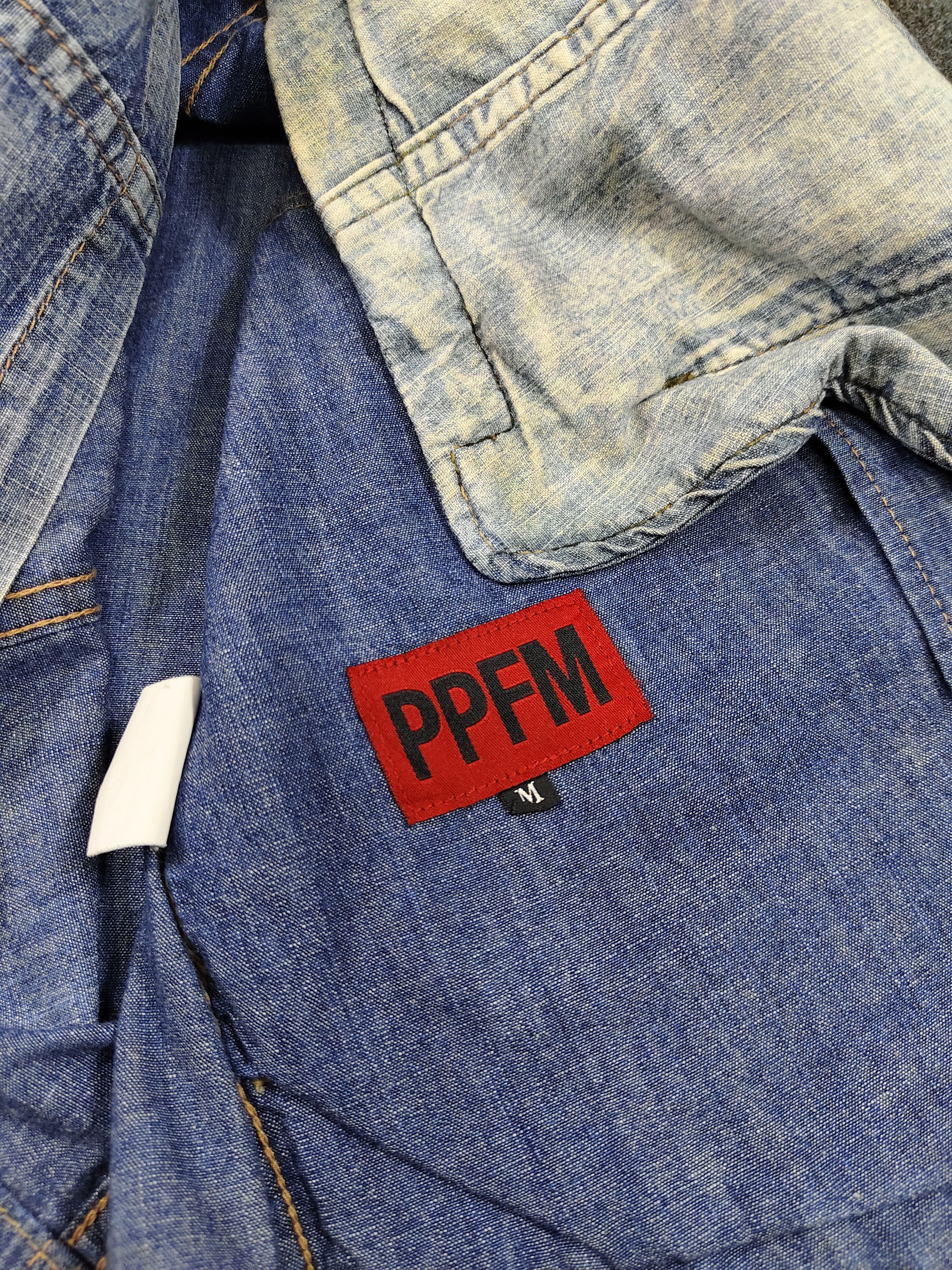 PPFM 00s PPFM 🇯🇵 Heavy Fade Utility Panel Denim Vest Size US M / EU 48-50 / 2 - 3 Thumbnail