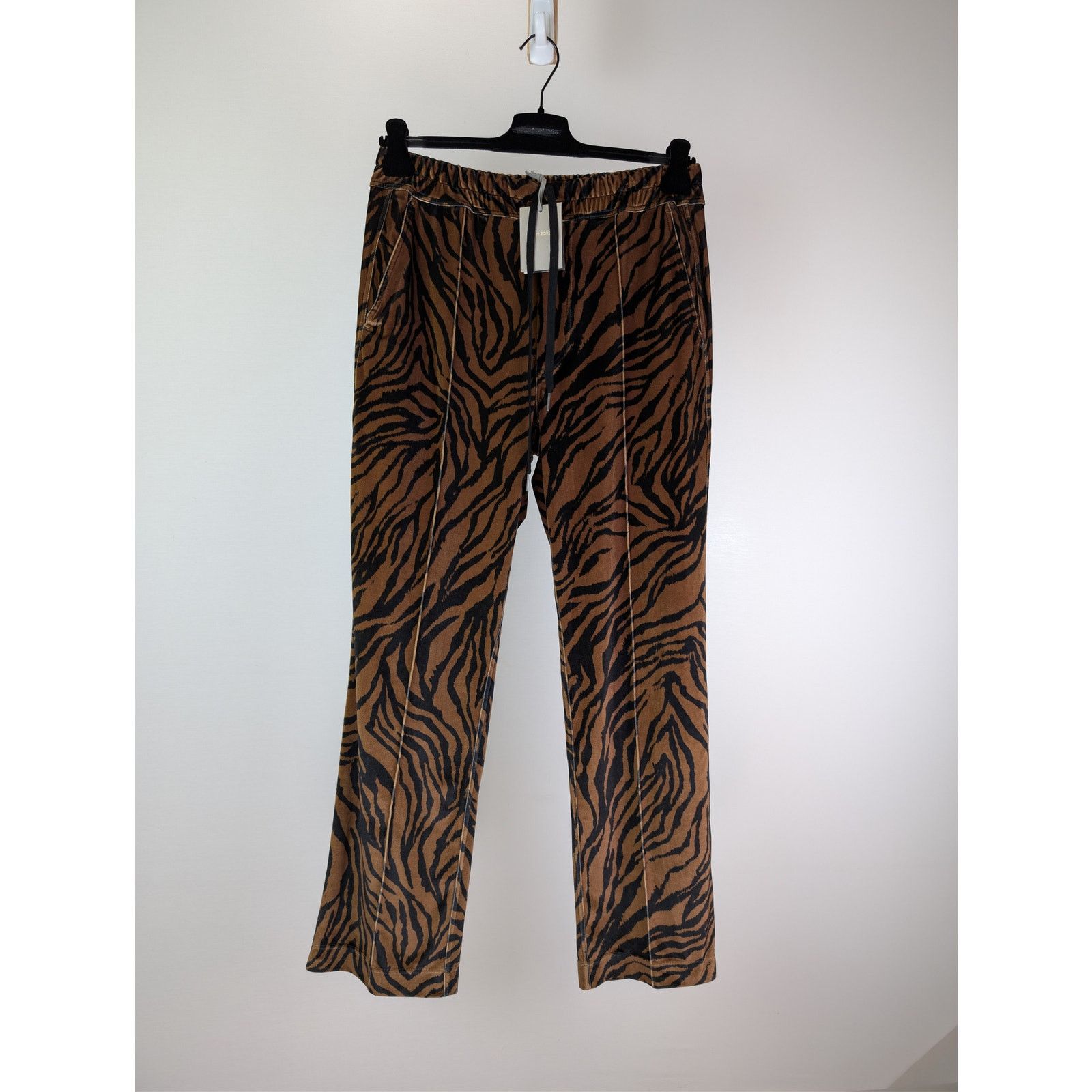 Tom Ford o1rshd1 Cut and Sewn Knit Trousers Pant in Brown / Black Size US 38 / EU 54 - 1 Thumbnail