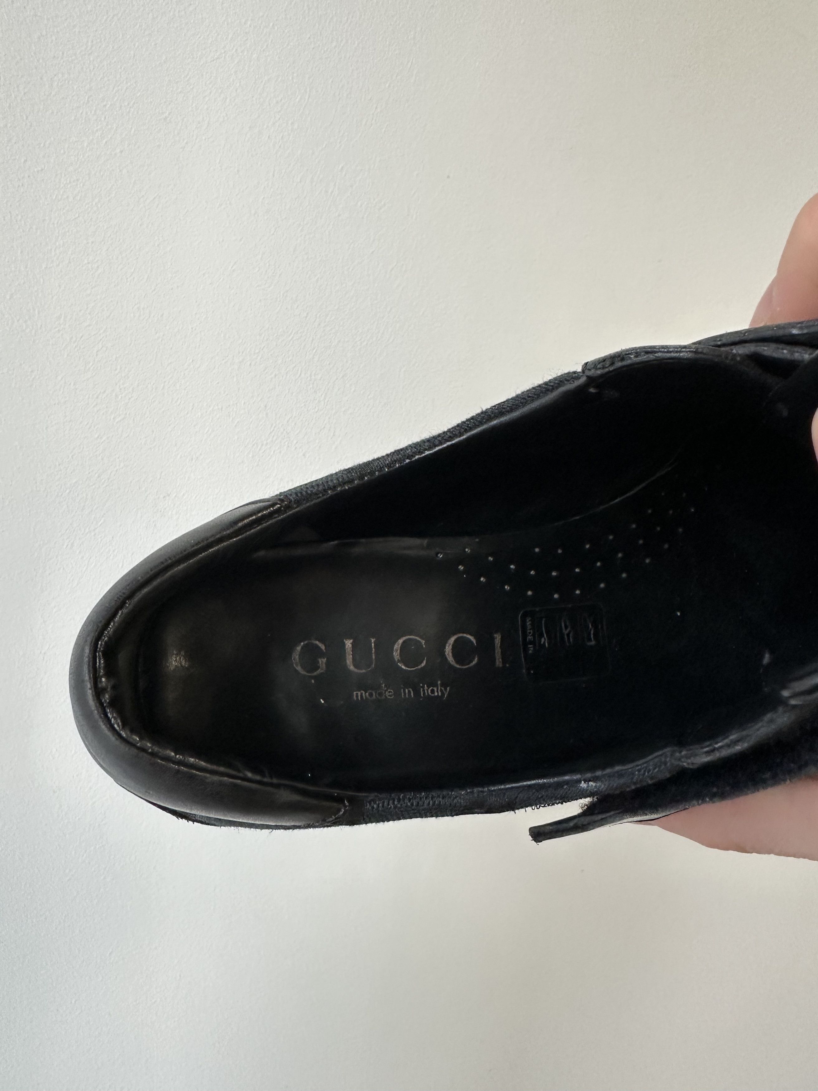 Designer × Gucci Gucci Monogram Vintage y2k Velcro Trainers Sneakers 5935AC Size US 8.5 / EU 41-42 - 4 Thumbnail