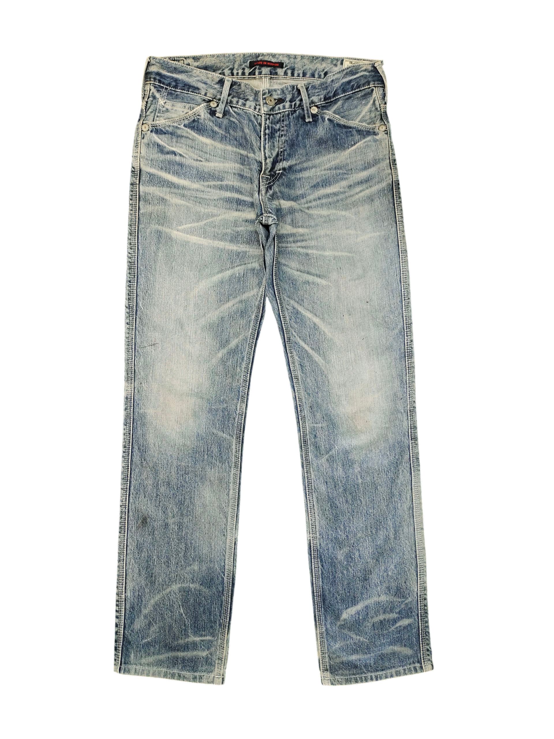 Kapital Vintage Blueway Japan Clawmark Distress Denim Jeans Size US 31 - 1 Thumbnail