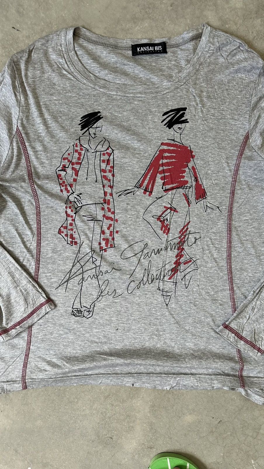 Kansai Yamamoto VINTAGE KANSAI YAMAMOTO KANSAI BIS SWEATSHIRT Size US M / EU 48-50 / 2 - 2 Thumbnail