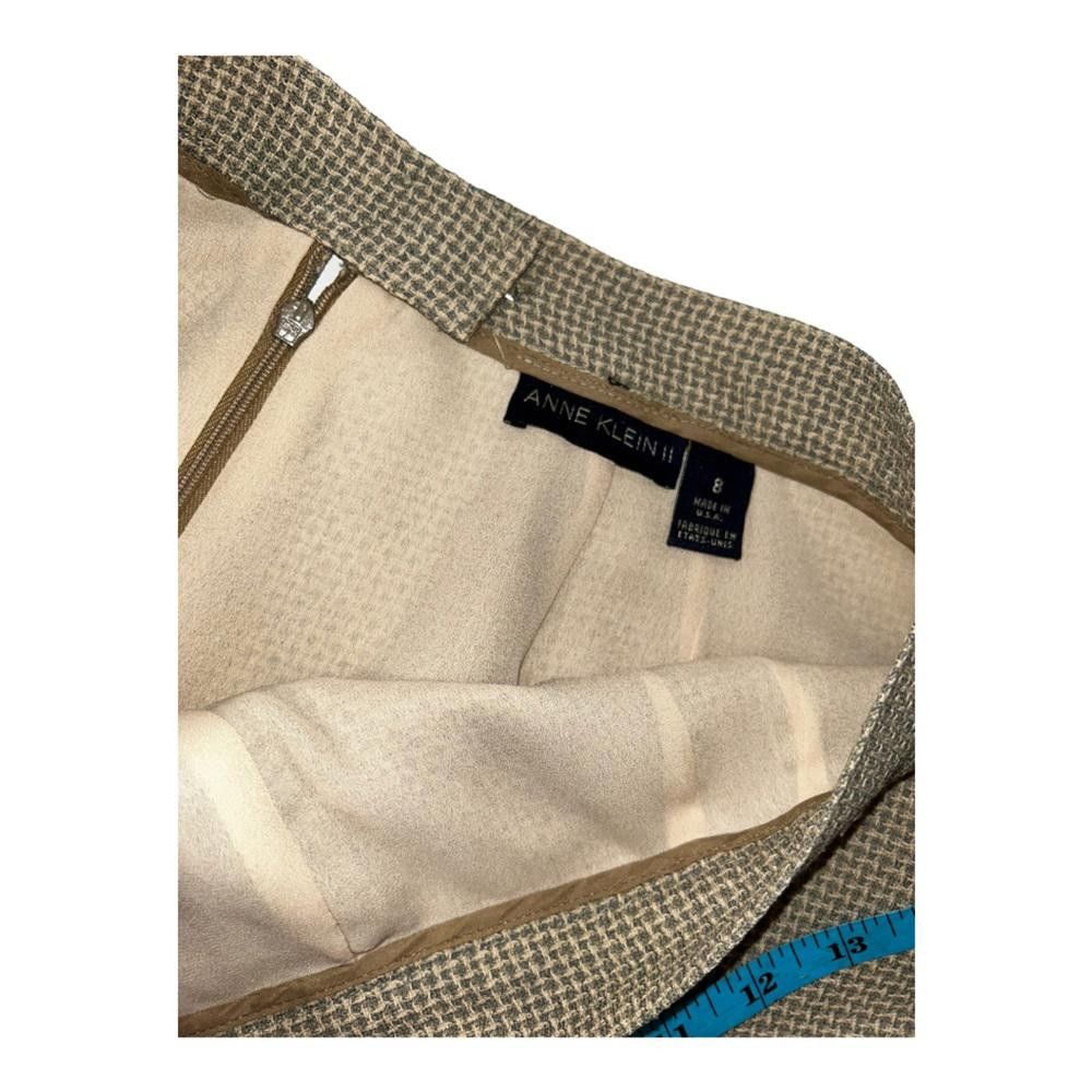Designer Anne Klein l Vintage Wool Blend Pants Suit Size 4/8 Size S / US 4 / IT 40 - 12 Thumbnail