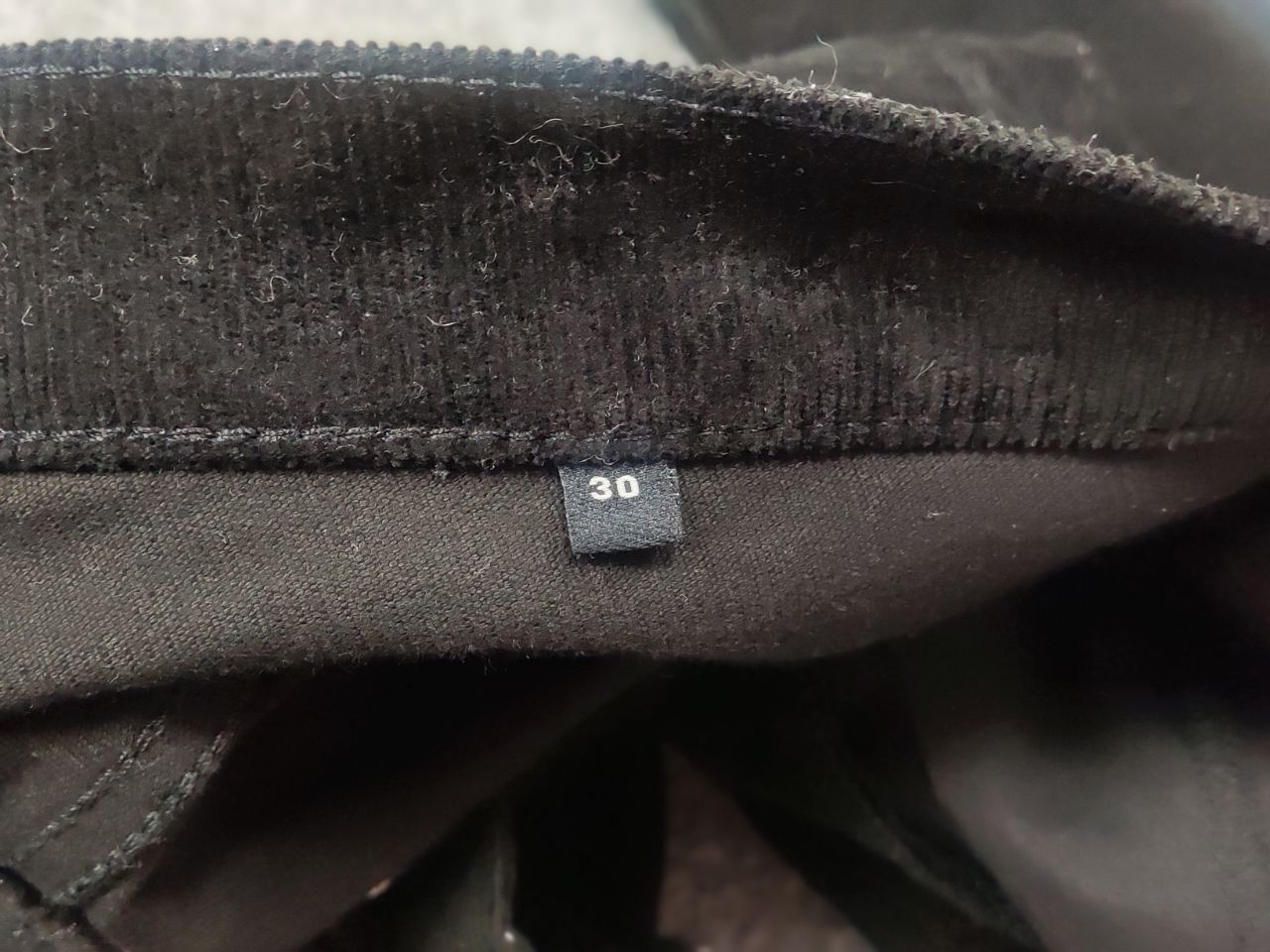 The Kooples The kooples Black Cordurou Straight Fit Trouser Pants Size US 30 / EU 46 - 11 Thumbnail