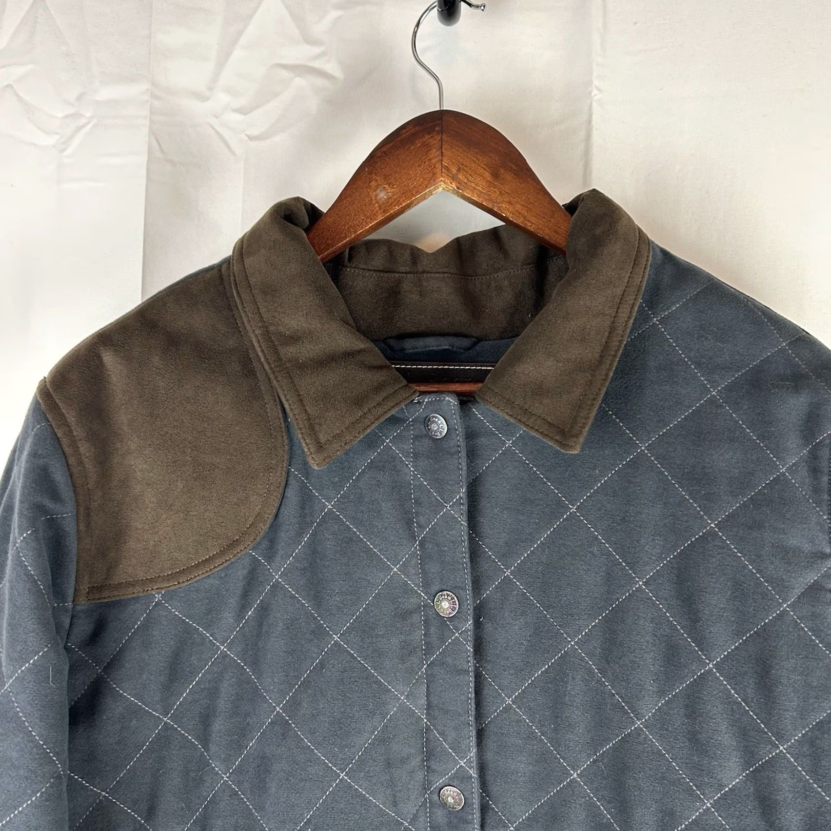 Vintage VINTAGE LL Bean Gore Tex Snap Button Quilted Insulated Wool Lined Zip Jacket Womens XL Size XL / US 12-14 / IT 48-50 - 2 Thumbnail