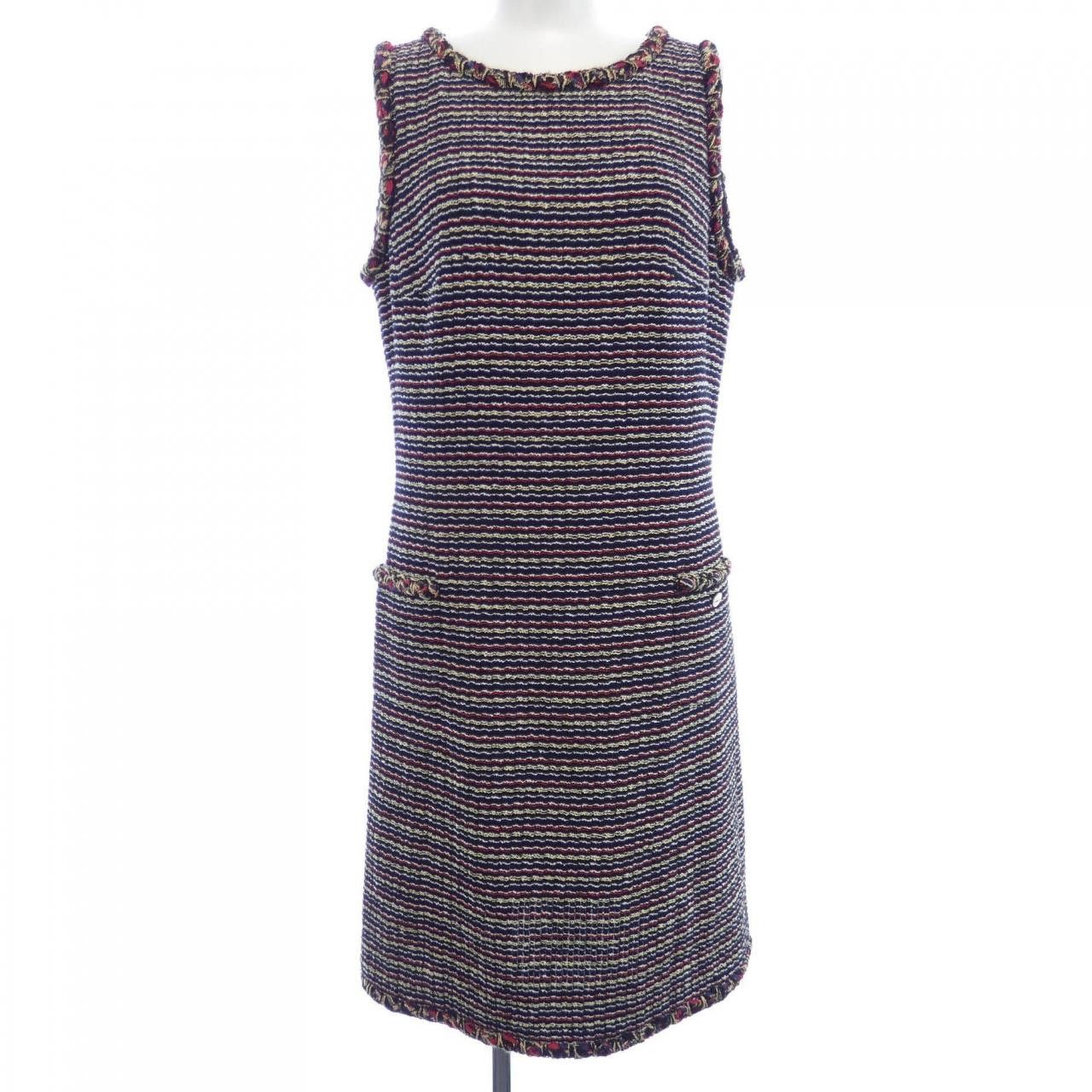 Chanel Chanel Chanel Dress Textile Dresses P40227V28905 DUTY FREE for USA Size ONE SIZE - 1 Thumbnail