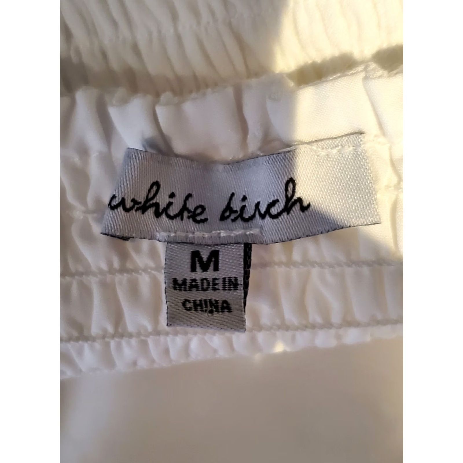 Vintage White Birch Maxi Dress White Gold Embroidered Women's Size M Size M / US 6-8 / IT 42-44 - 6 Thumbnail