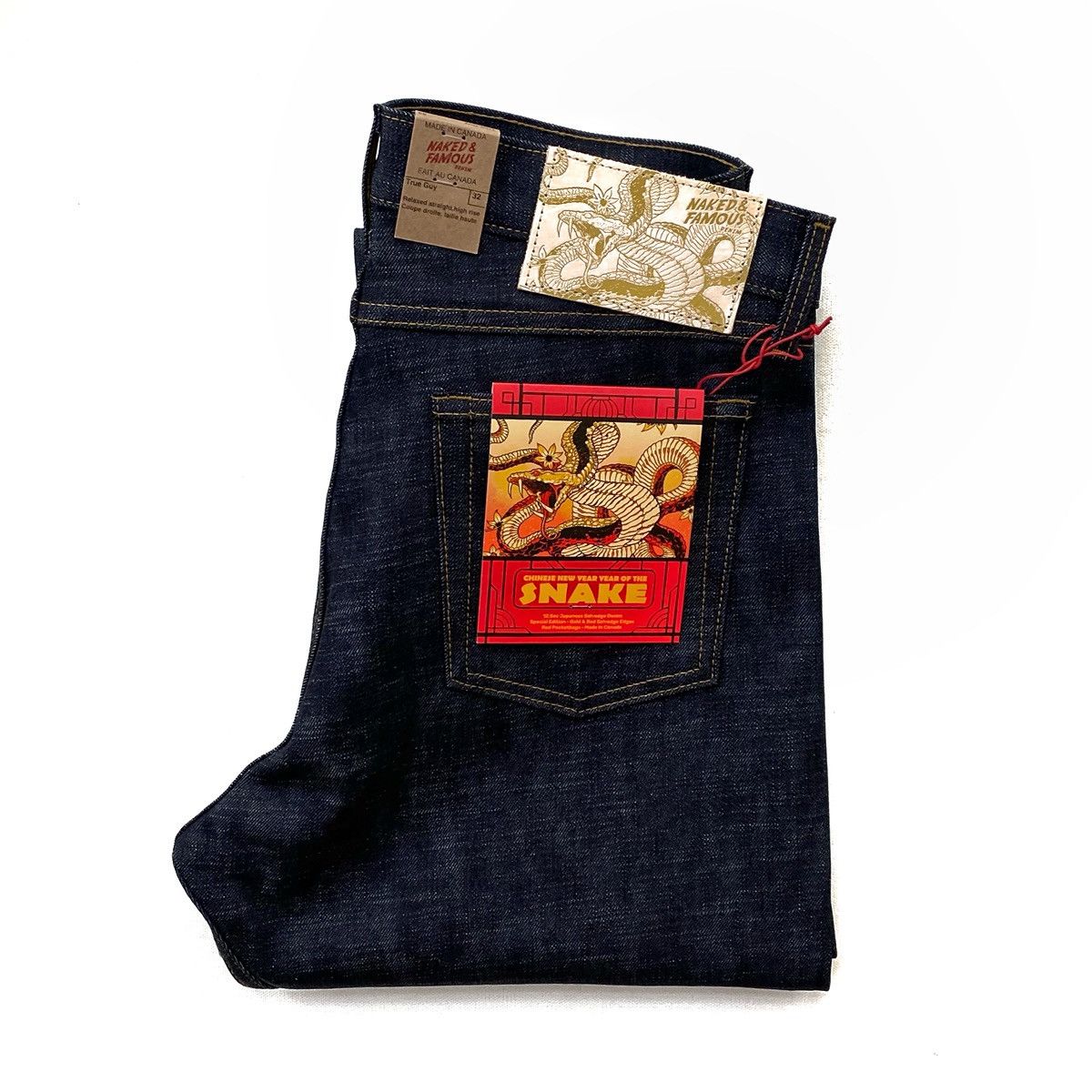 Naked & Famous Naked & Famous True Guy Chinese New Year Selvedge Jeans ...