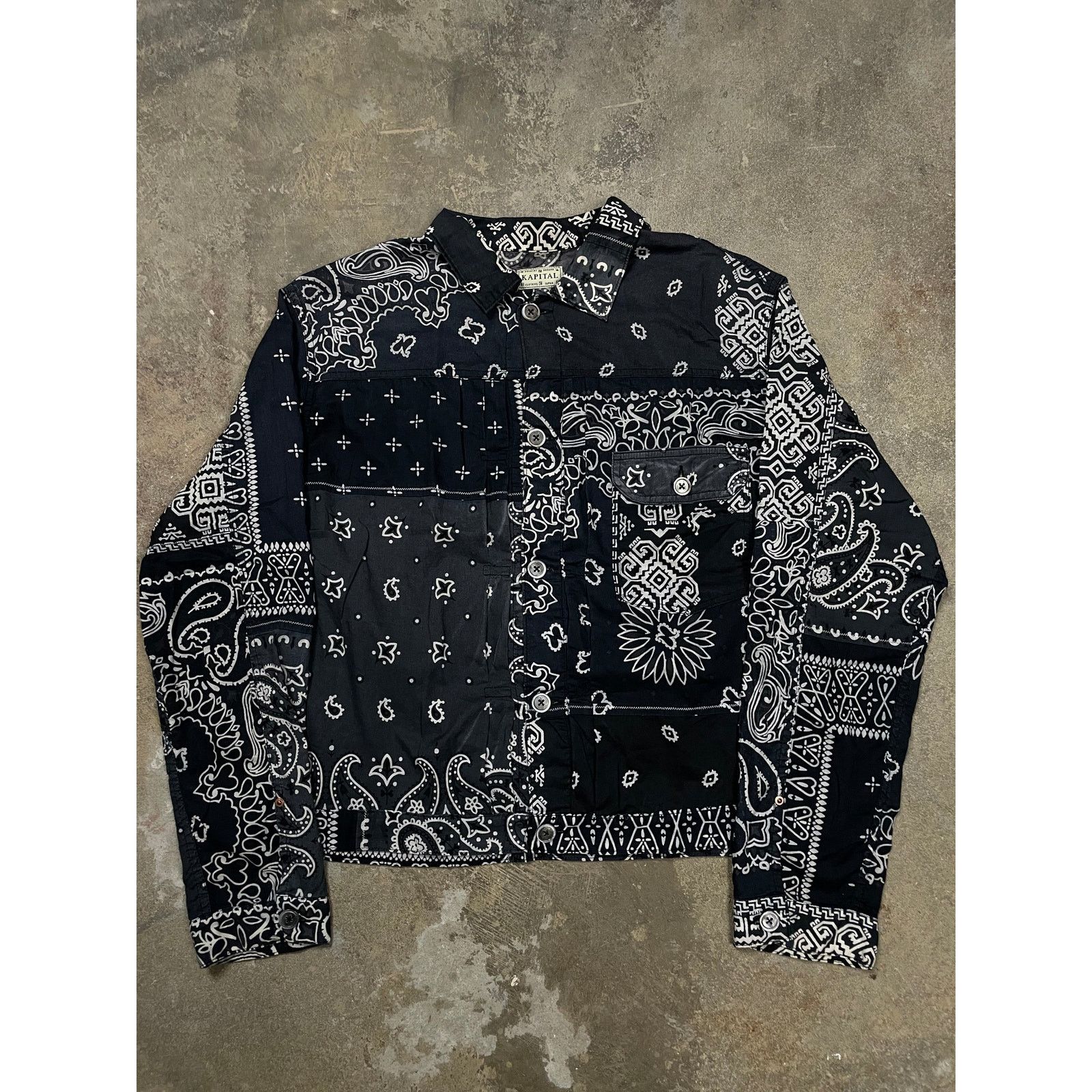 Kapital Kapital Button Up Navy Used XXL (Fits Large) Size US XXL / EU 58 / 5 - 1 Thumbnail
