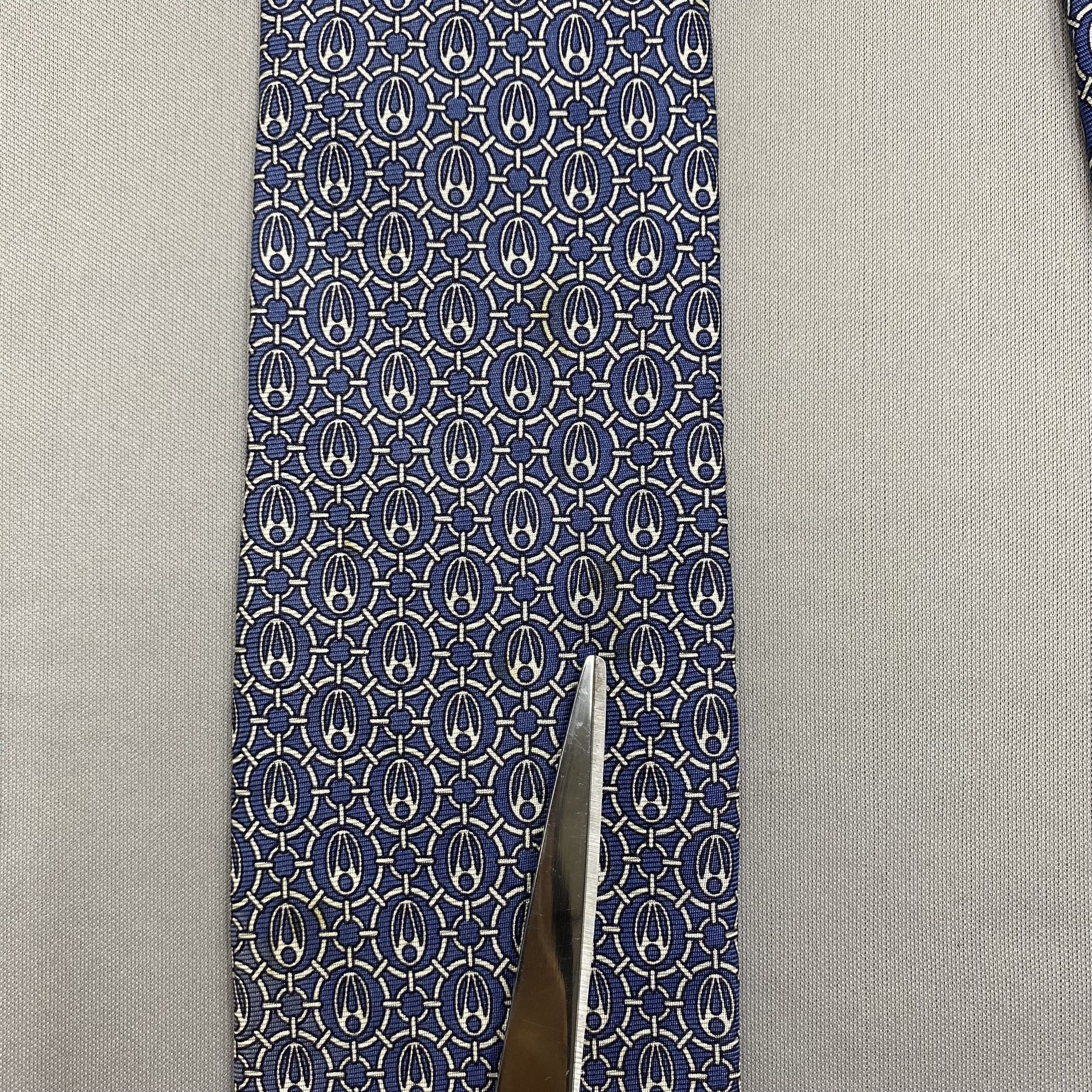 Japanese Brand Vintage Arnys SILK Necktie Cravate Pure Silk Neck Tie Size ONE SIZE - 8 Thumbnail