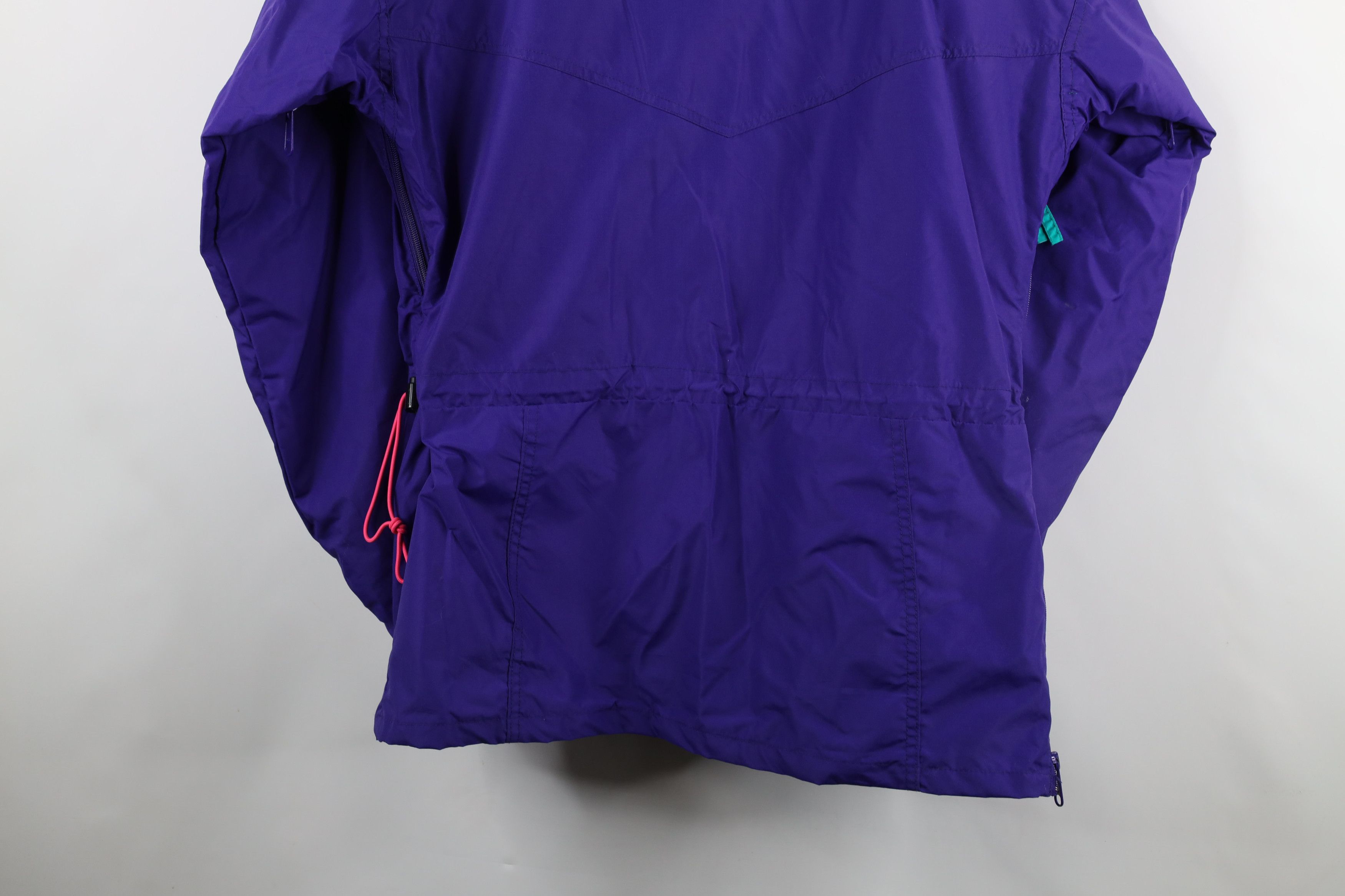 Columbia Vintage 90s Columbia Hooded Half Zip Pullover Jacket Purple Size US S / EU 44-46 / 1 - 14 Thumbnail