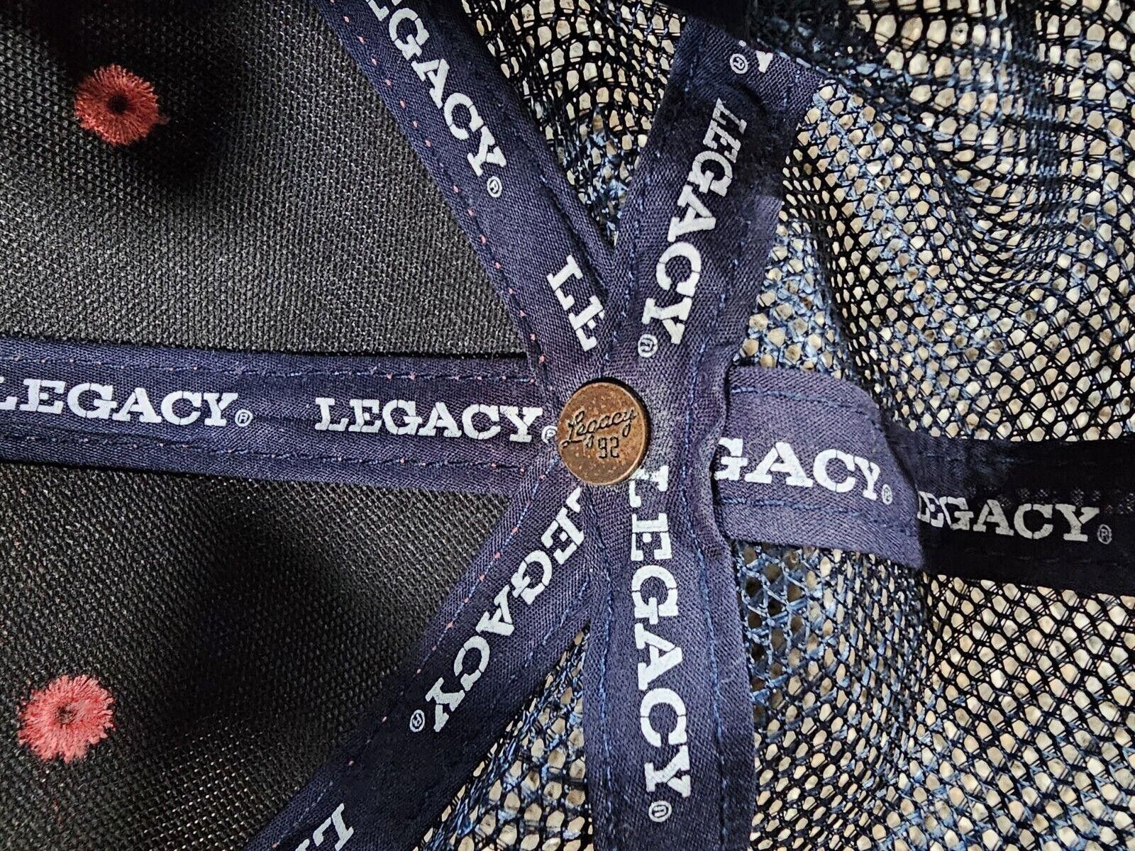 Our Legacy Blue Ridge Mountain Outfitters Snapback Hat Salmon Blue Mesh Size ONE SIZE - 11 Thumbnail
