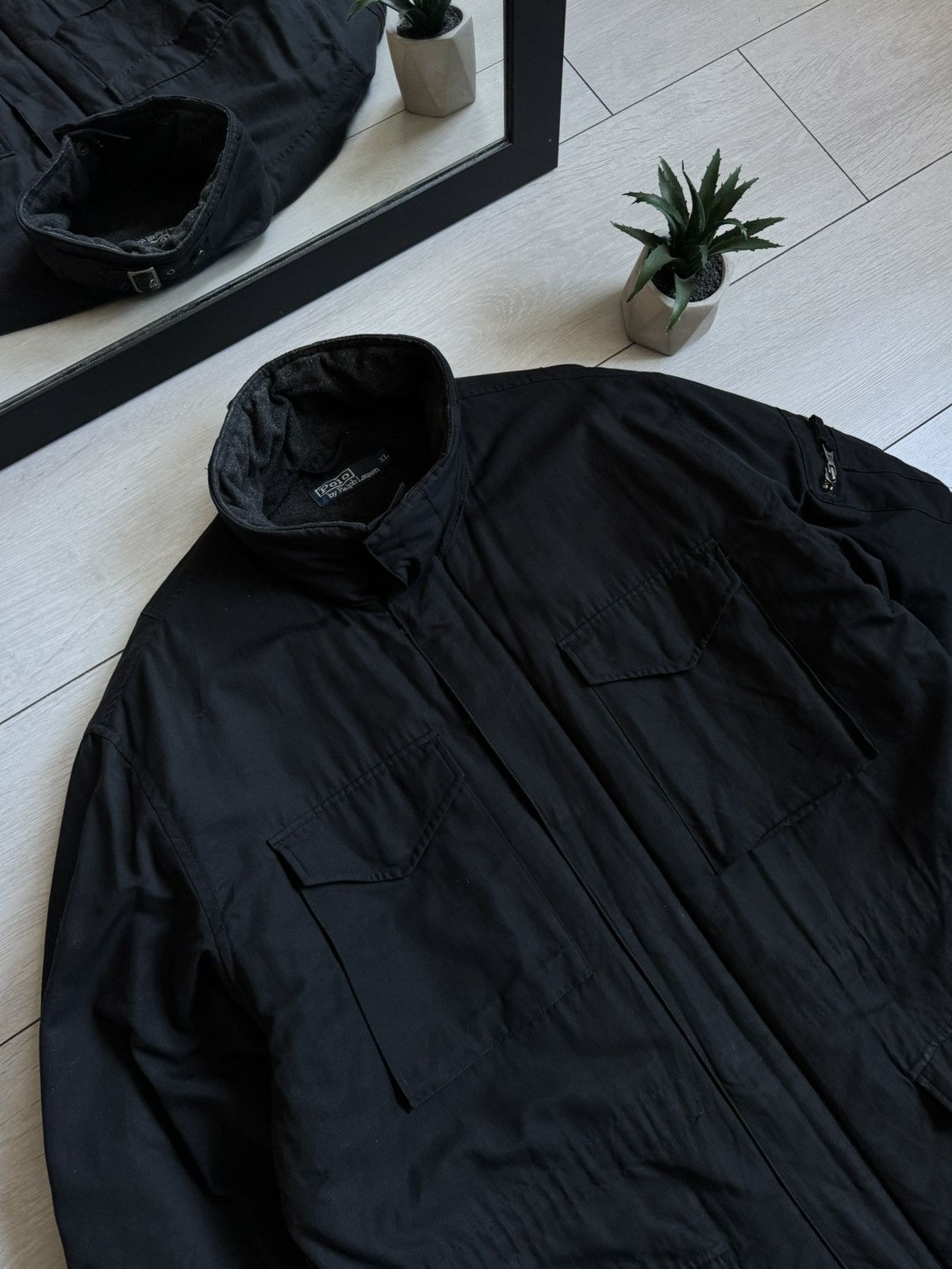 Polo Ralph Lauren Vintage Polo Ralph Lauren Nylon Fleeced Field Jacket Size US XL / EU 56 / 4 - 6 Thumbnail