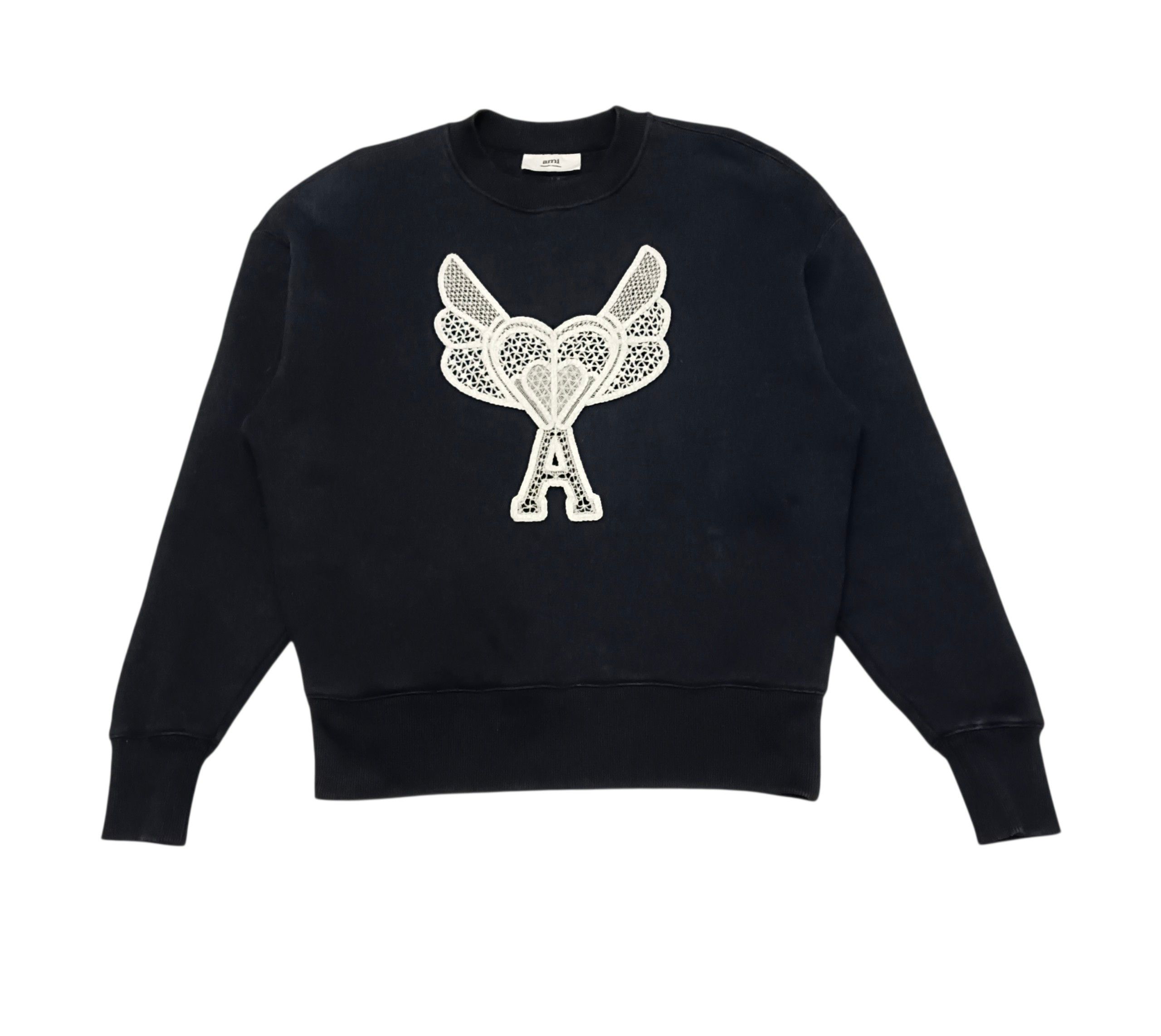 AMI AMI By Alexandre Mattiussi Center Logo Sweatshirt Size US XS / EU 42 / 0 - 1 Thumbnail