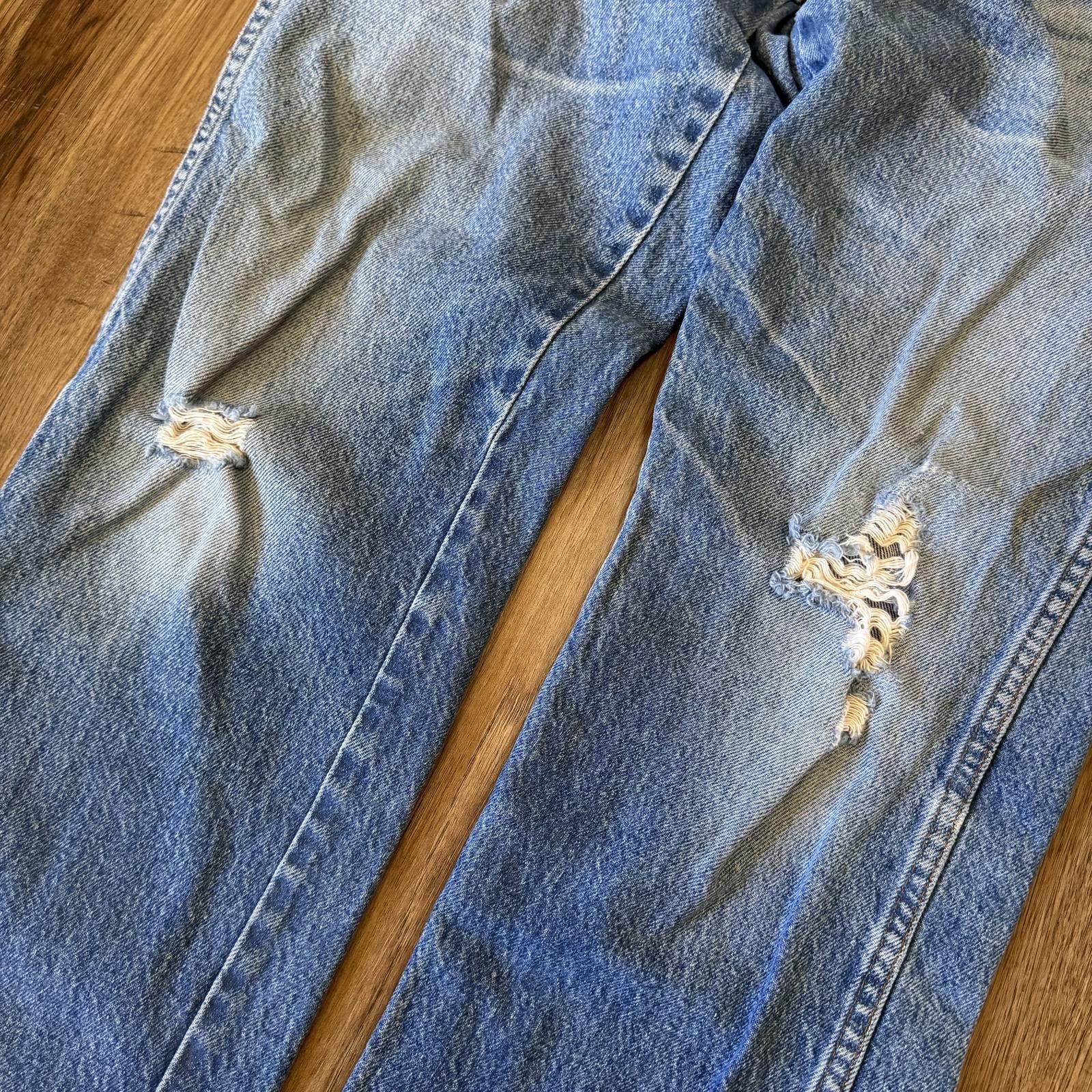 Dickies Vintage Dickies Branders Distressed Workwear Blue Jeans Size US 34 / EU 50 - 3 Thumbnail