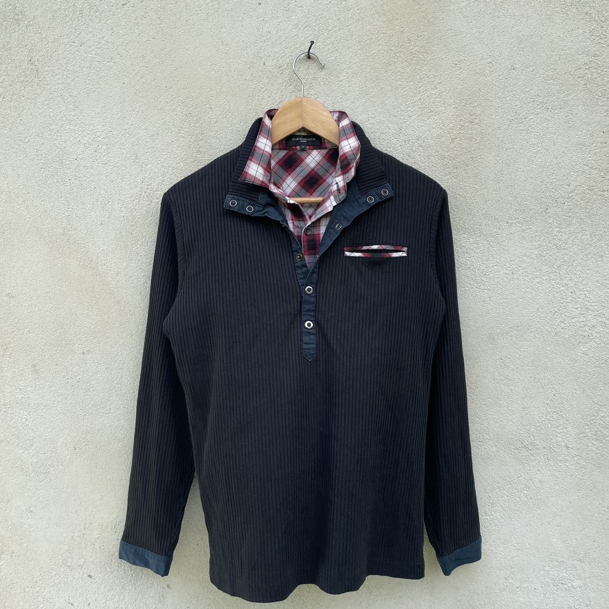 Japanese Brand Japanese Cuteacute Double Layer Shirt 🍒 Size US L / EU 52-54 / 3 - 1 Thumbnail