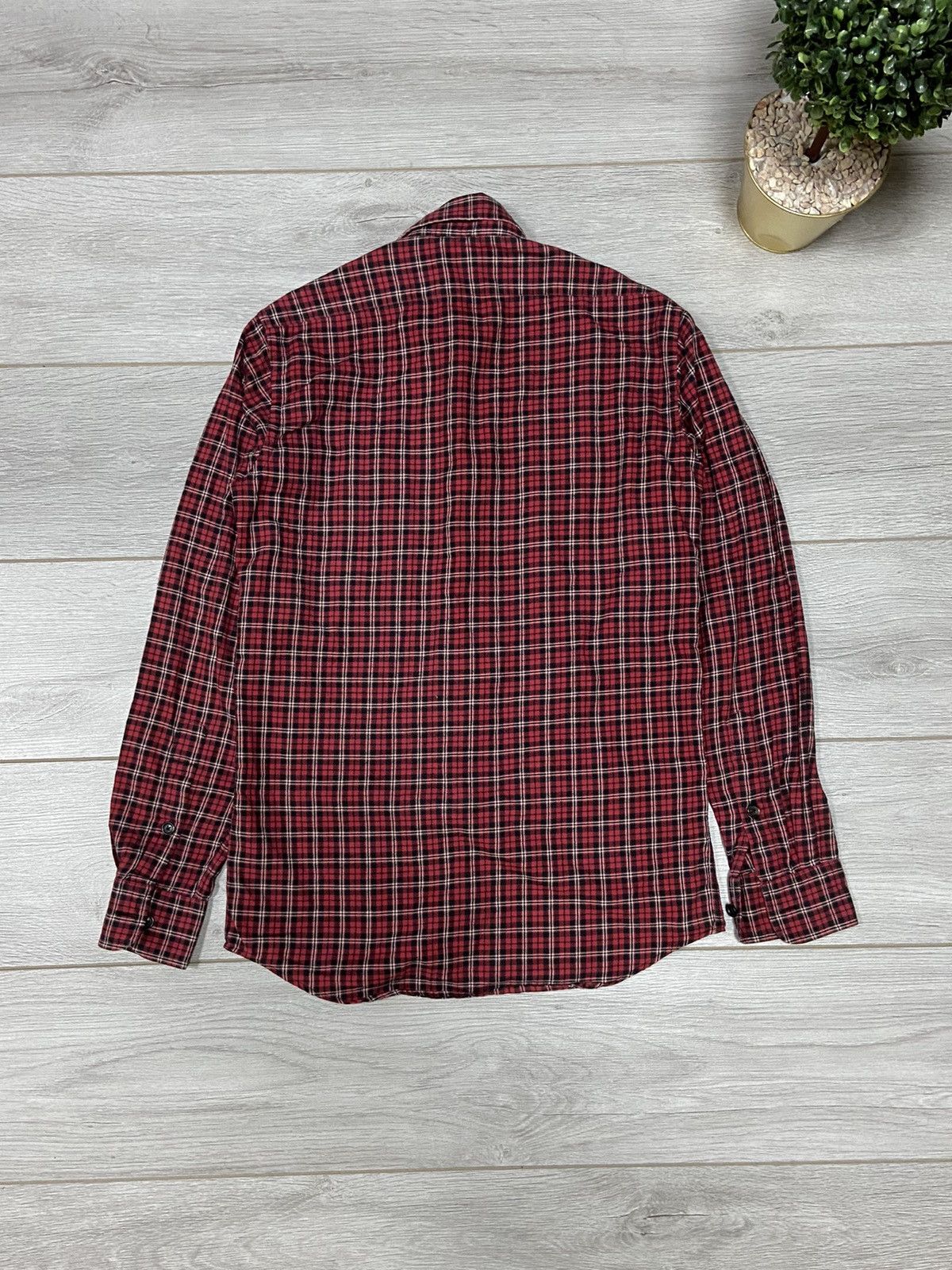 Ralph Lauren Purple Label POLO purple label Ralph Lauren check shirt buttons flannel Size US S / EU 44-46 / 1 - 8 Thumbnail