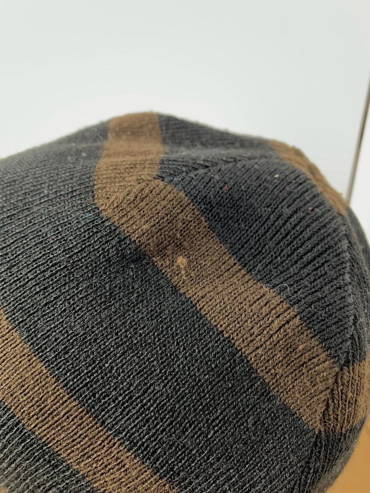 Nike × Vintage Vintage Nike hat striped brown black logo Size ONE SIZE - 5 Thumbnail