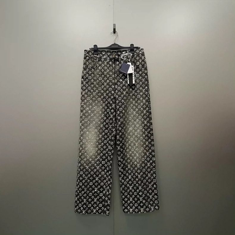 Louis Vuitton Louis Vuitton Full-print presbyopic crystal pants Size US 30 / EU 46 - 1 Thumbnail