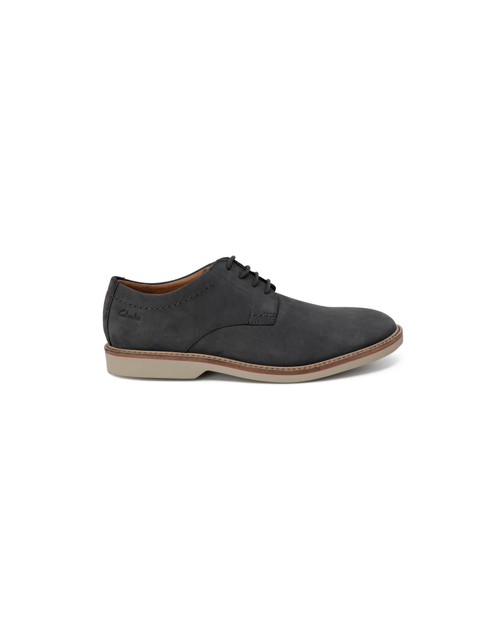 image of Clarks Suede Lace Up Shoes in Grey, Men's (Size 7)