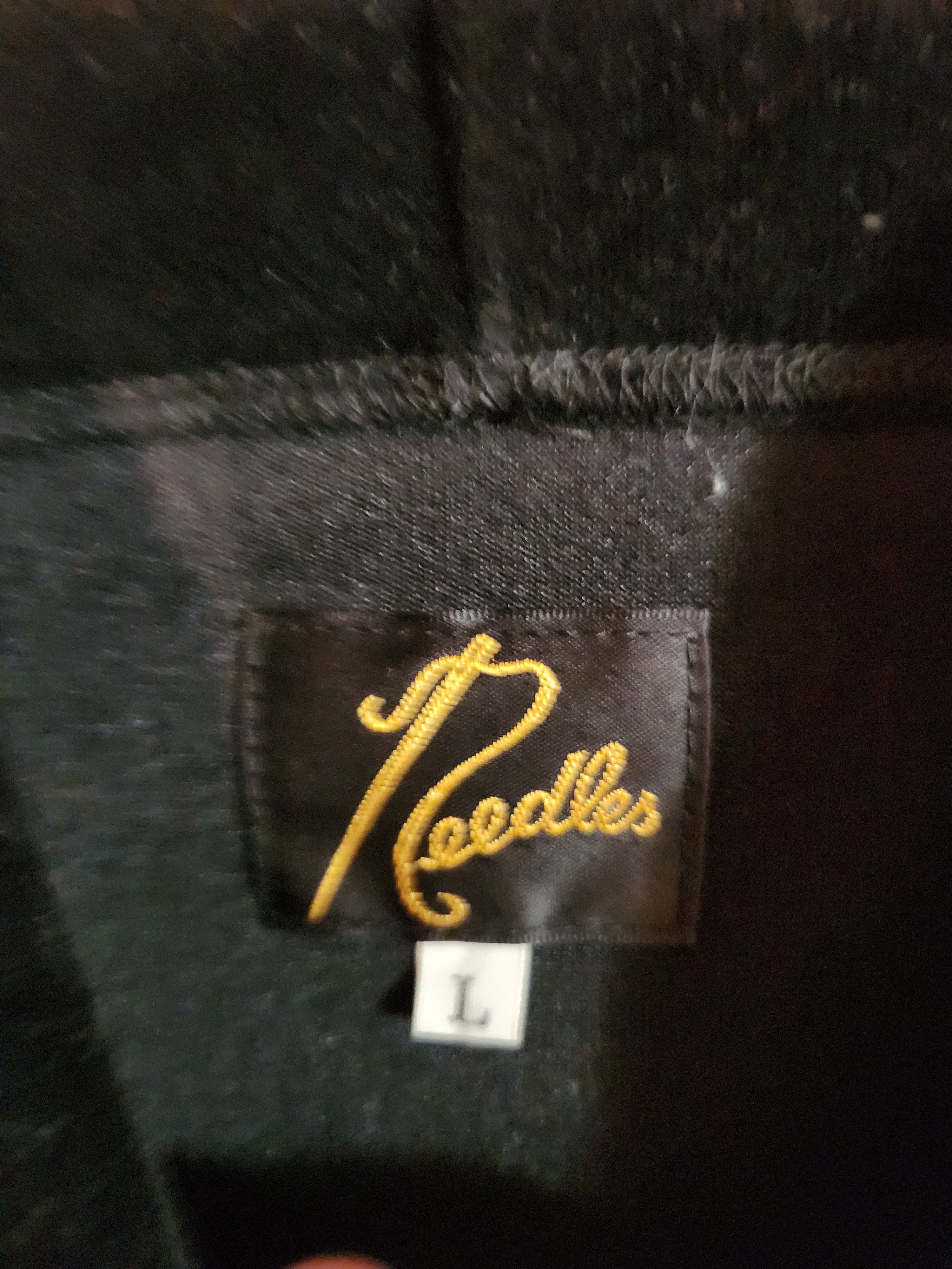 Needles Needles Velour Purple and Black Track Hoodie Size US L / EU 52-54 / 3 - 3 Thumbnail