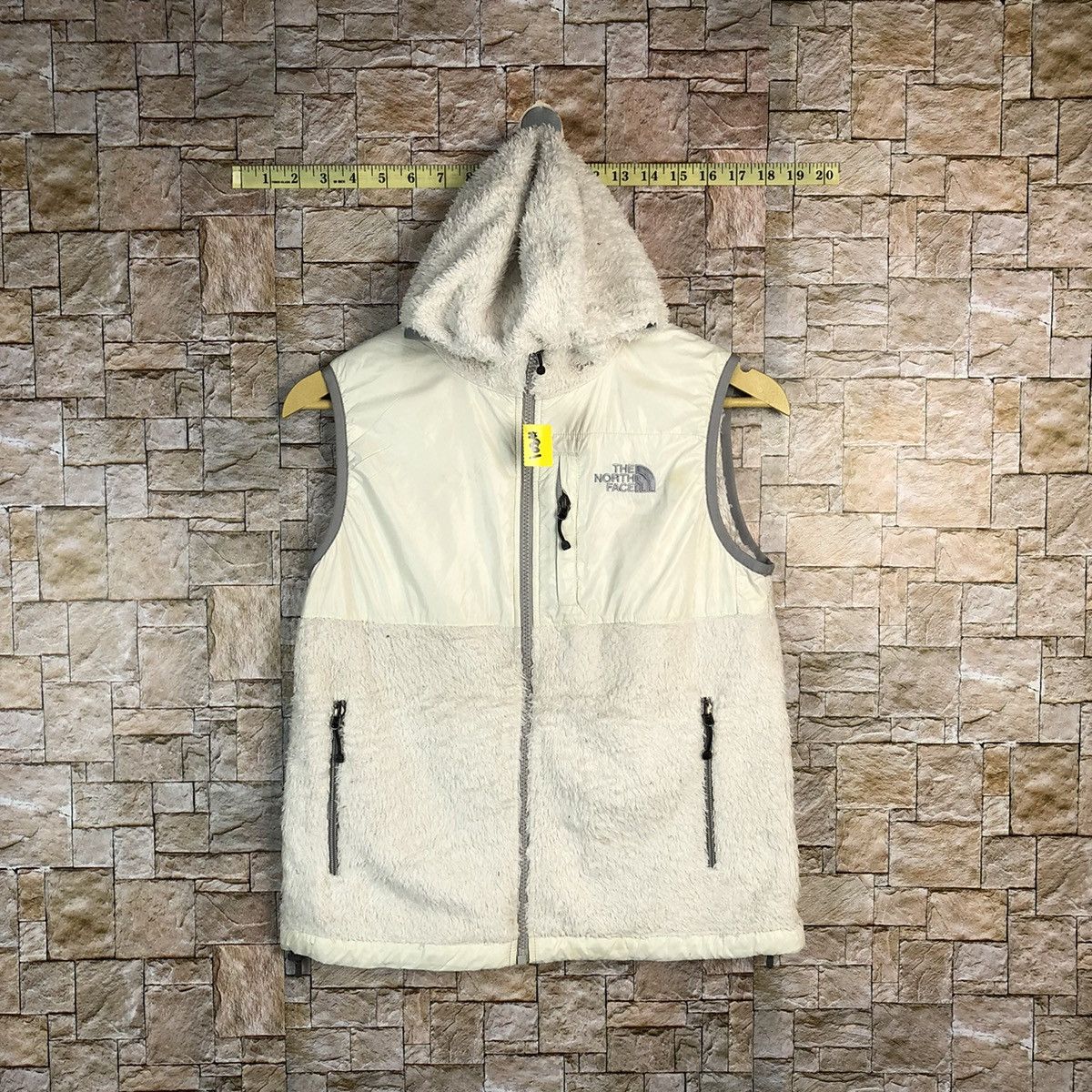 The North Face North Face White hoodie fleece Vest #A801 Size US S / EU 44-46 / 1 - 1 Thumbnail