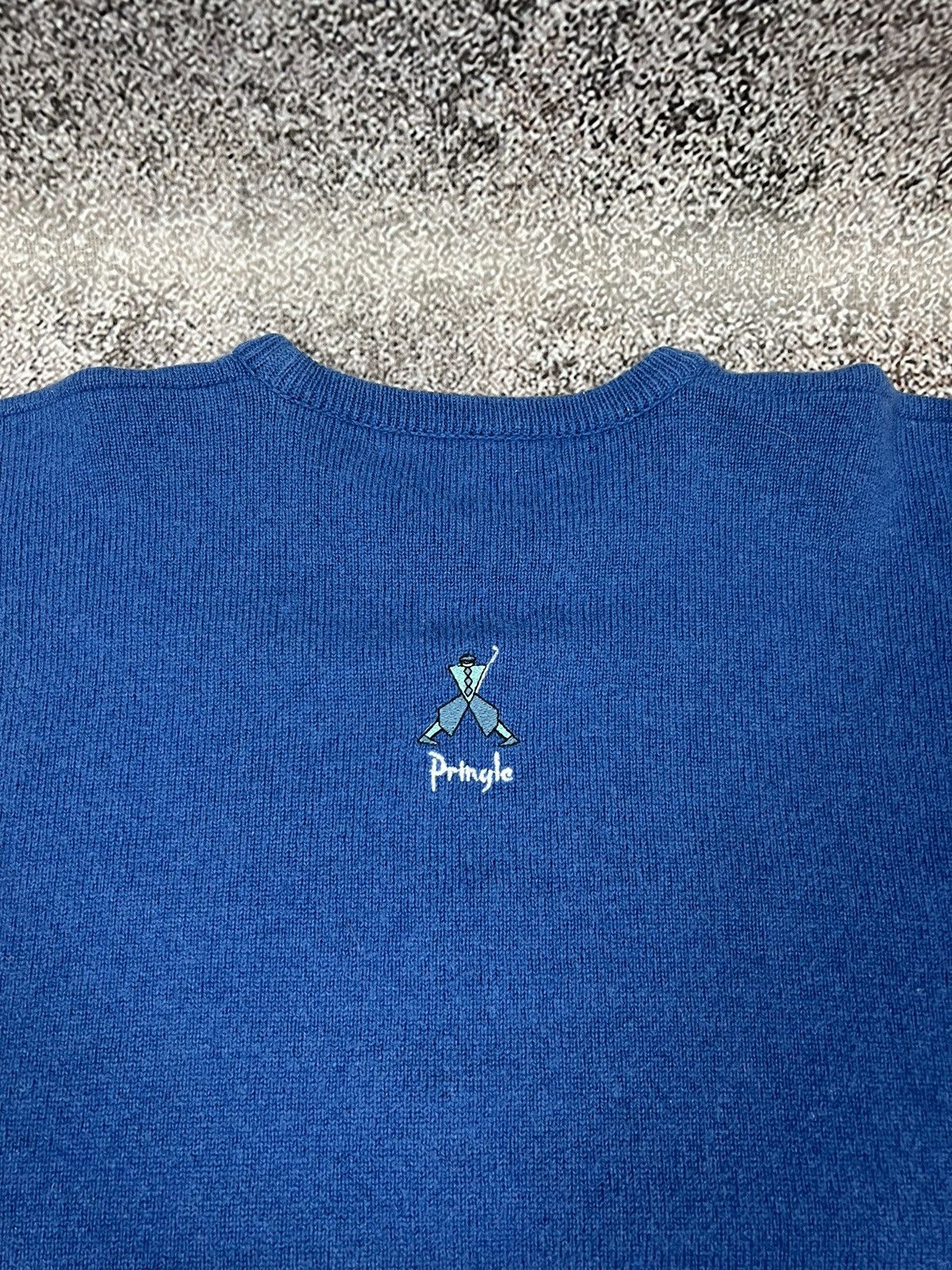 Pringle Of Scotland × Vintage Pringle 80s Geometric George Nick Faldo golf knit Size US M / EU 48-50 / 2 - 9 Thumbnail