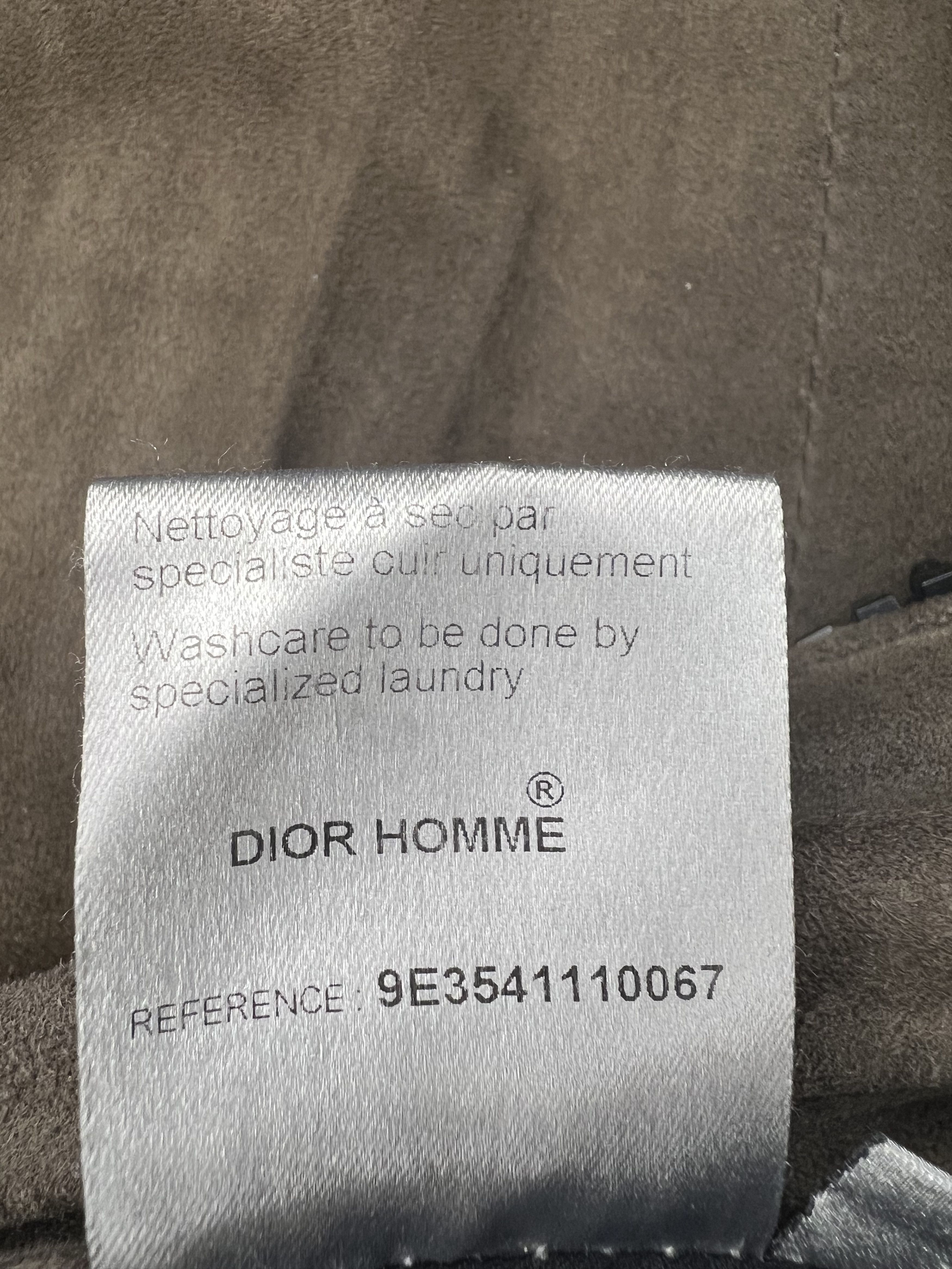 Dior × Hedi Slimane Suede Bomber Jacket Size US M / EU 48-50 / 2 - 18 Thumbnail