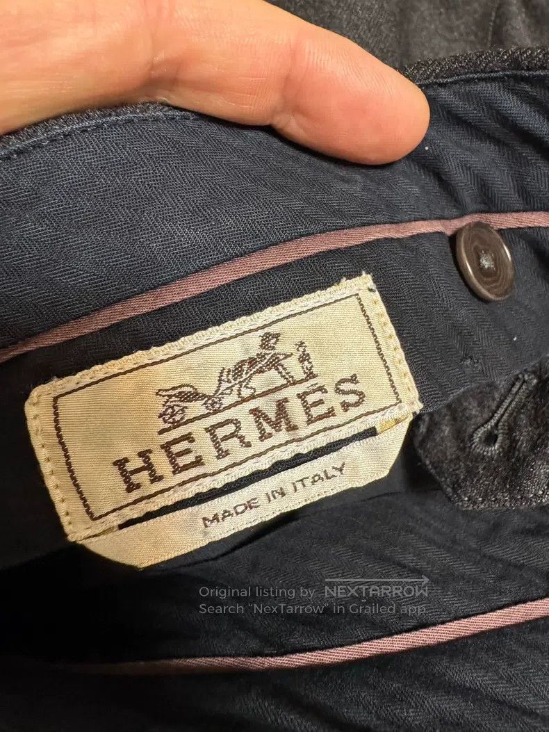Hermes Hermes Casual pants, 95% wool + 5% cashmere Size US 40 / EU 56 - 6 Thumbnail