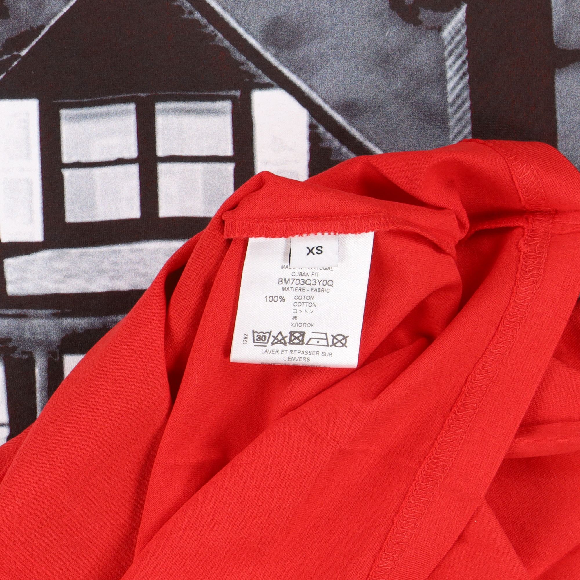 Givenchy Red LA House Print T-Shirt Size US XS / EU 42 / 0 - 4 Thumbnail