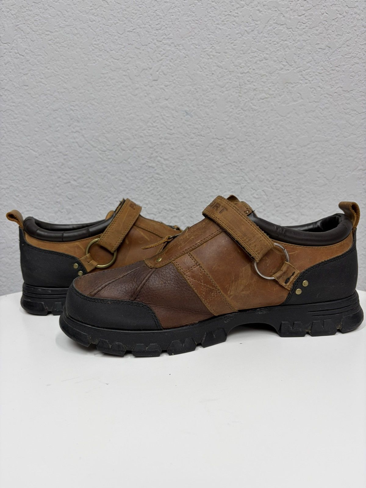 If Six Was Nine Vintage Italian AS 98 Rick Owens Style Leather Biker Boots Size US 12 / EU 45 - 7 Thumbnail