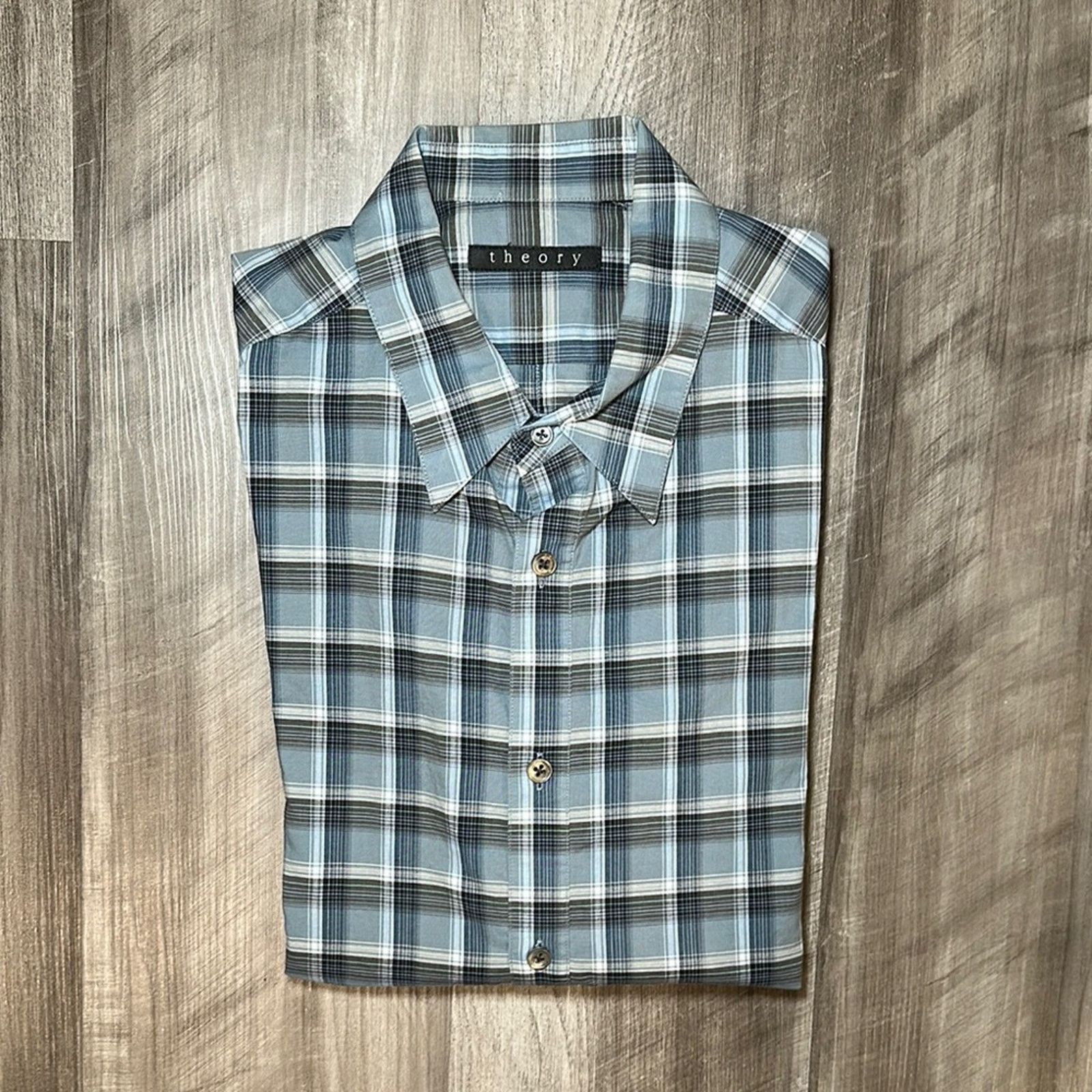 Theory Theory Rastigar Alushta Long Sleeve Button Down - Medium Size US M / EU 48-50 / 2 - 1 Thumbnail