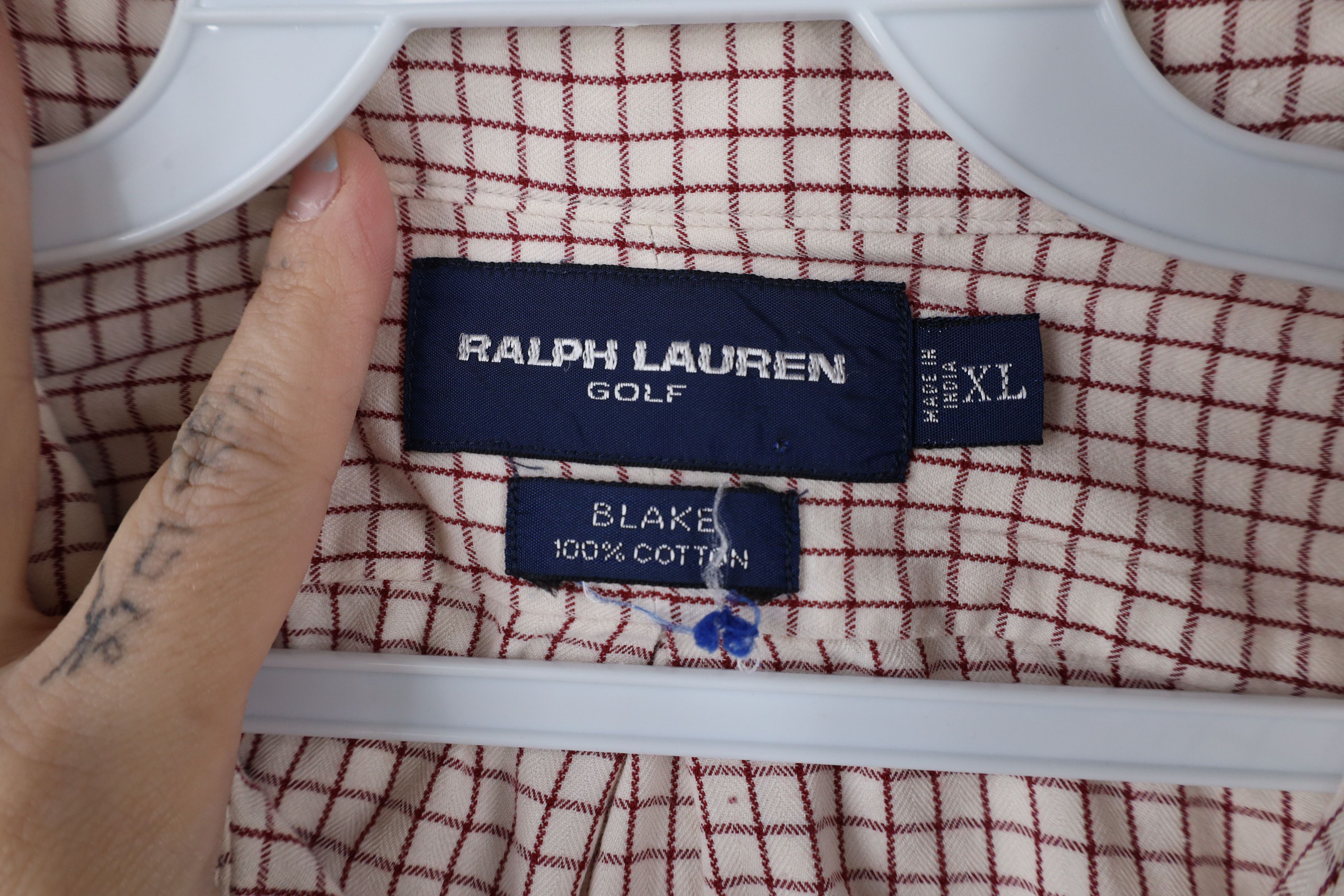 Ralph Lauren × Vintage Vintage 90s Polo Golf Ralph Lauren Button Down Shirt Size US XL / EU 56 / 4 - 7 Thumbnail