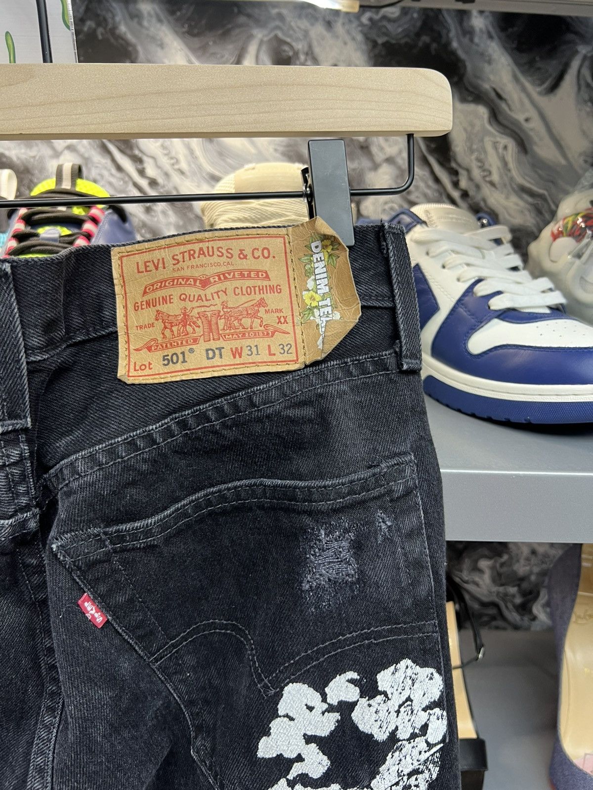 DENIM TEARS Denim Tears Cotton Wreath Jeans Size US 31 - 7 Thumbnail
