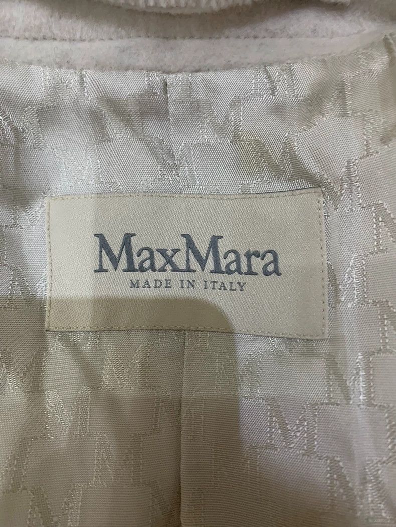 Max Mara Max Mara 101801 Coat, Glacier White Size S / US 4 / IT 40 - 3 Thumbnail