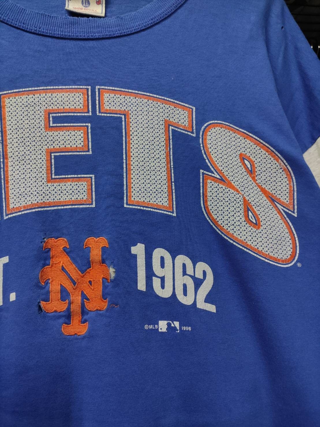 MLB Vtg 90's New York Mets 3Champions Cooperstown Collection USA Size US XL / EU 56 / 4 - 4 Thumbnail