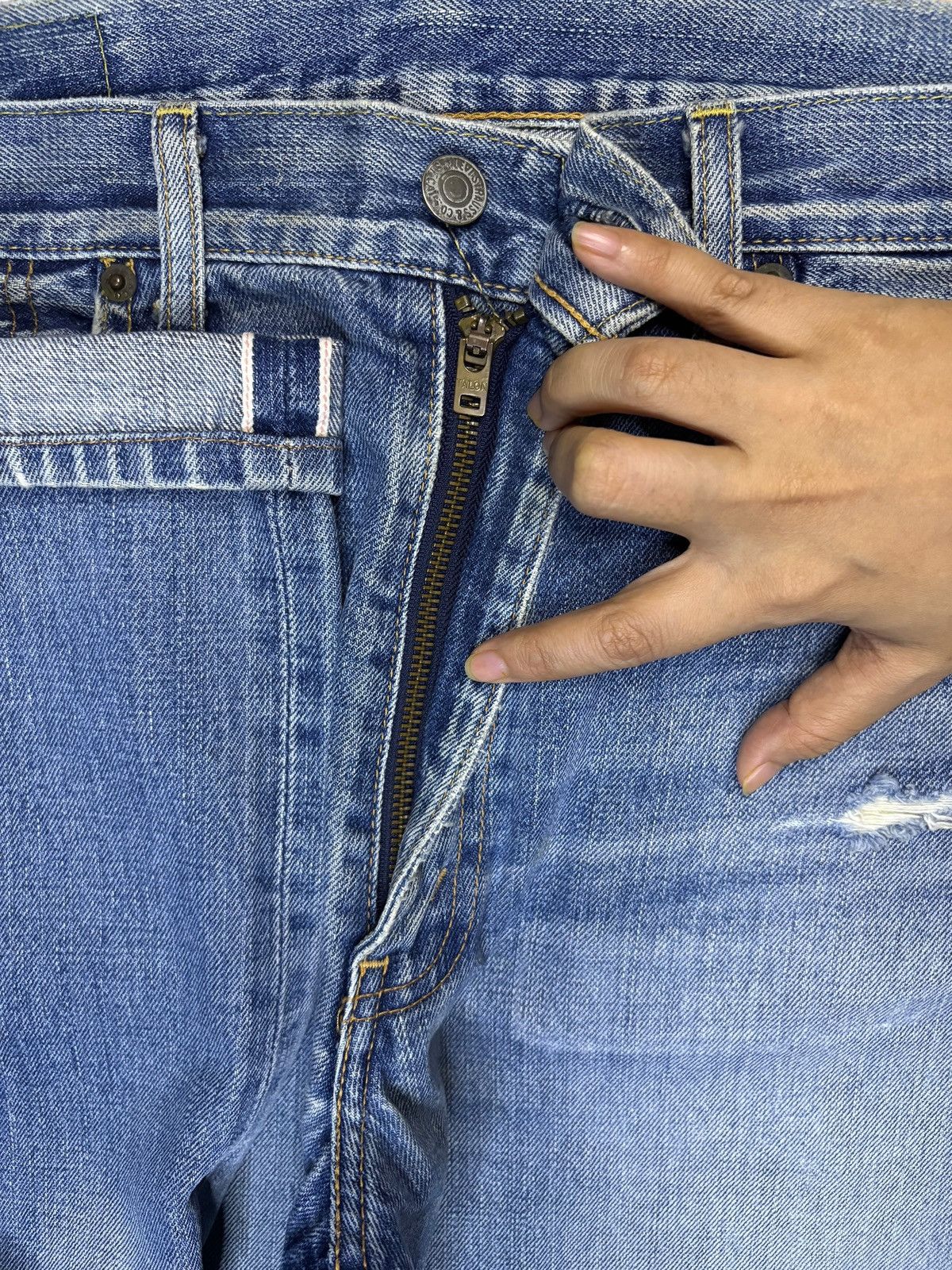 Levi's Vintage 80s Levis 502xx Big E Selvedge Loose Jeans Size US 31 - 4 Thumbnail